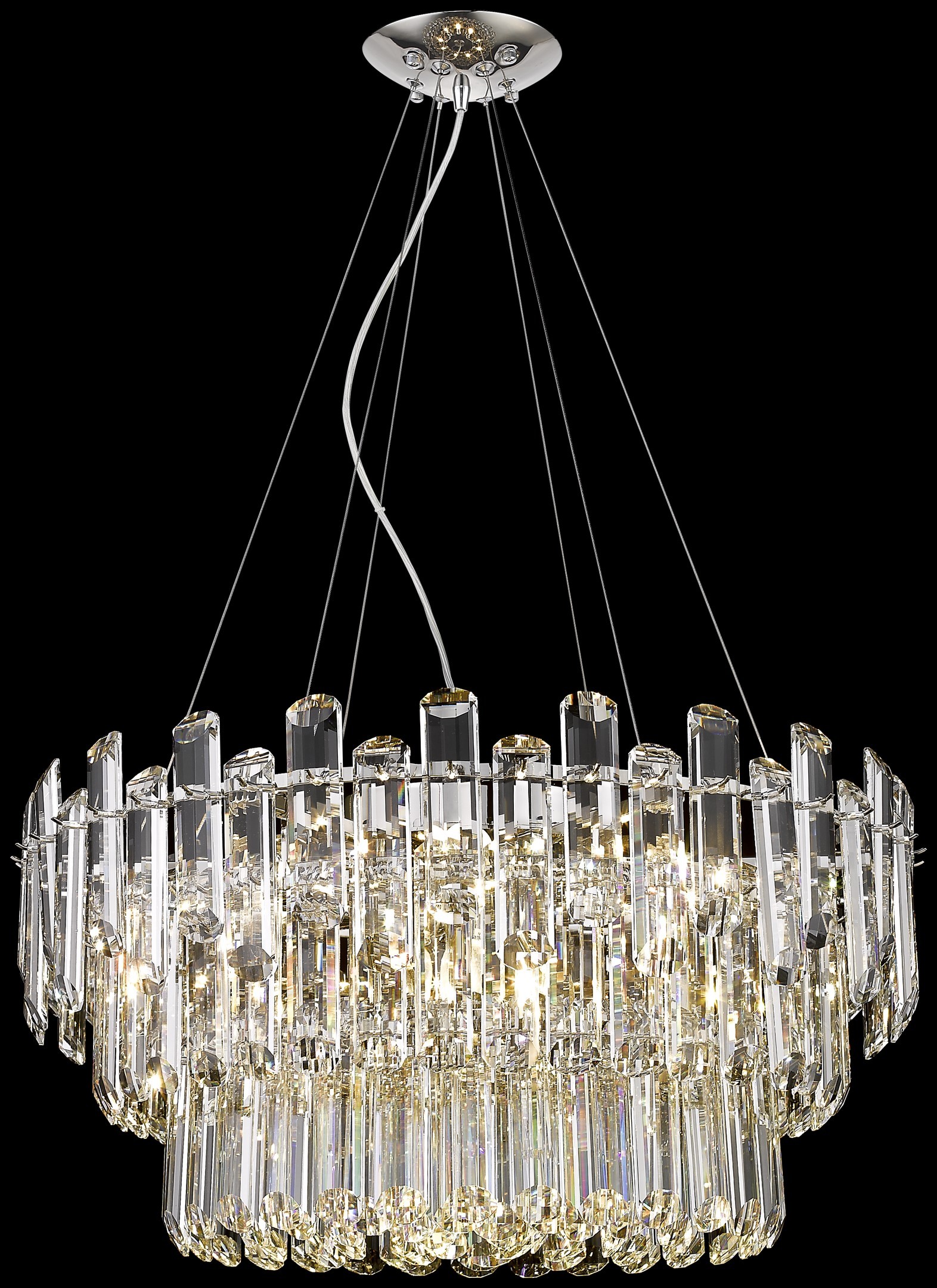 Подвесная хрустальная люстра Lazzara Wertmark WE107.12.103