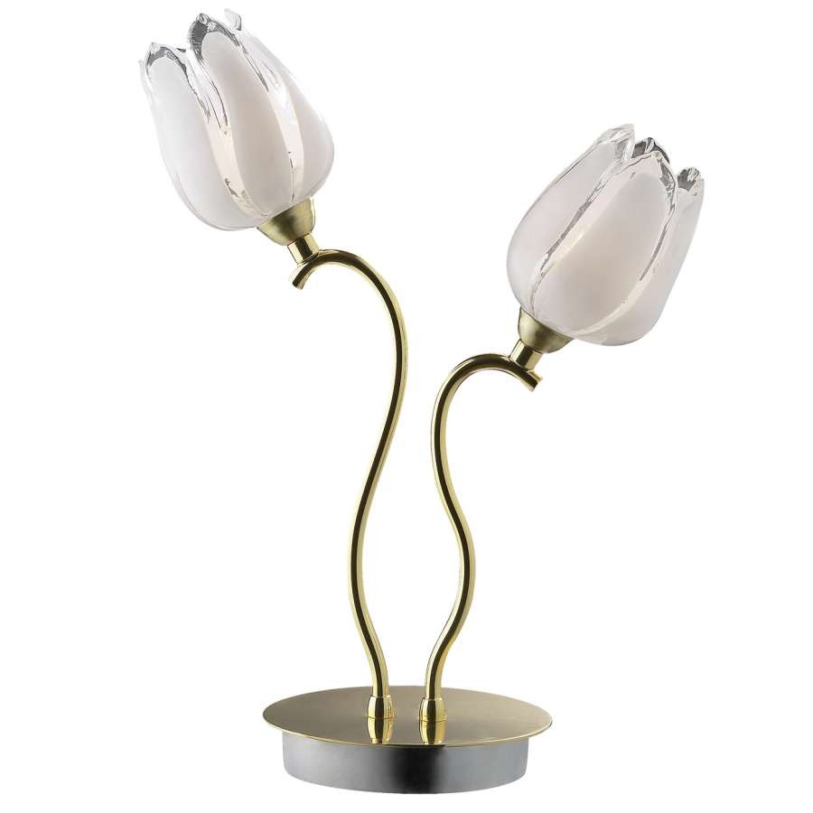 Настольная лампа с цветочками Tulip 1815/2T Odeon Light