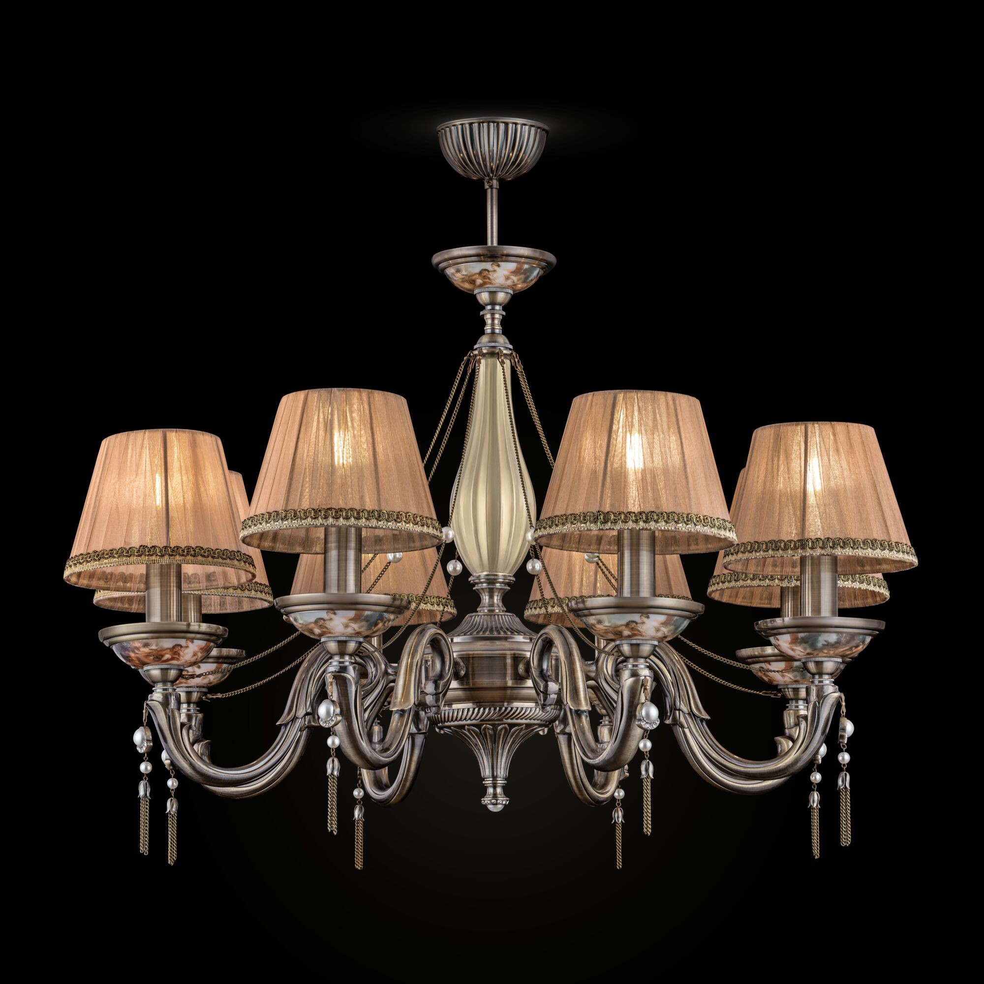 Потолочная люстра Maytoni Demitas RC024-PL-08-R