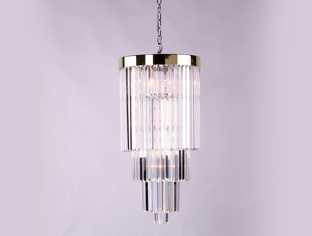 Подвесная хрустальная люстра 10110 Newport 10119/C gold