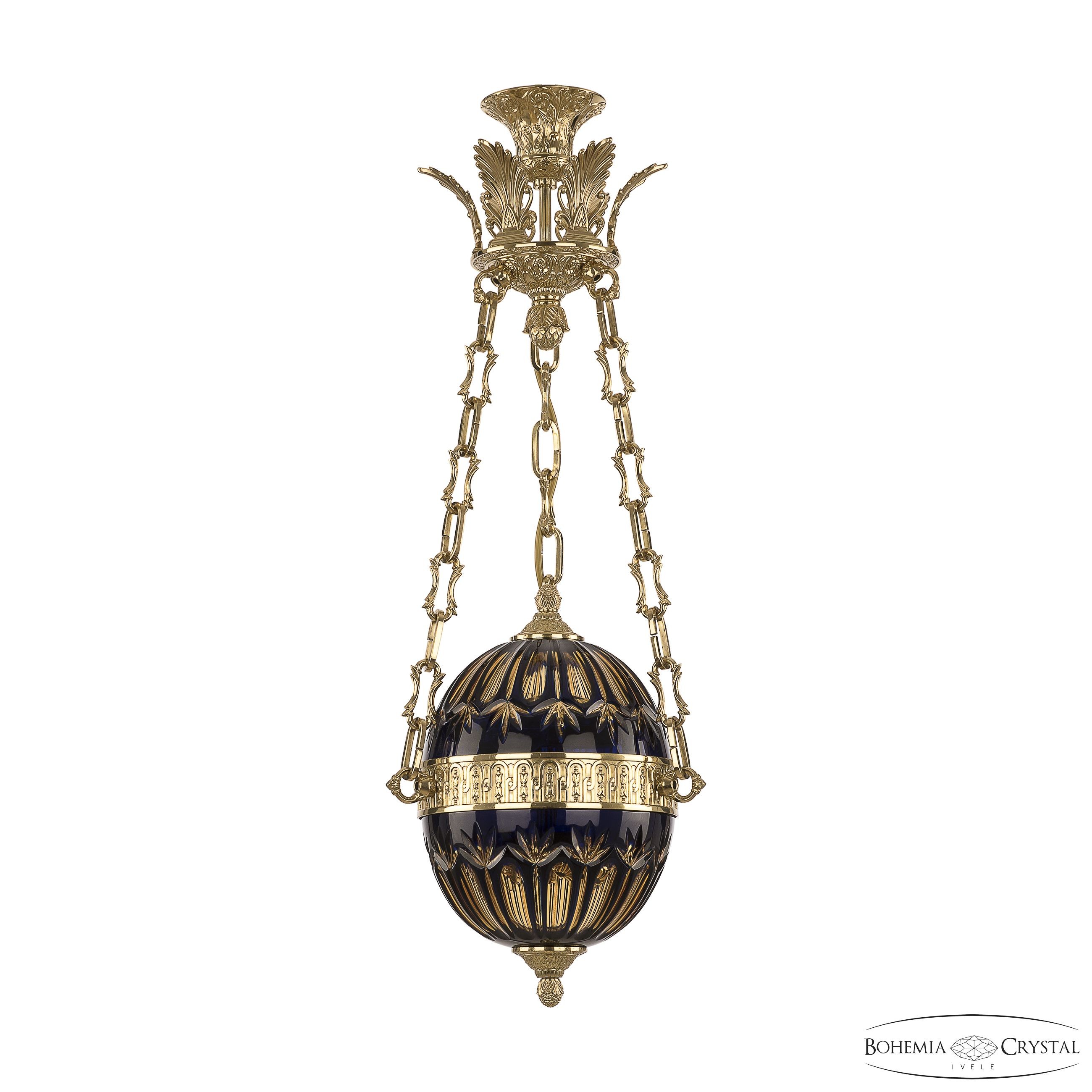 Светильник подвесной Bohemia 7100 71000P/20 G Amber-Blue/H-1I Y8