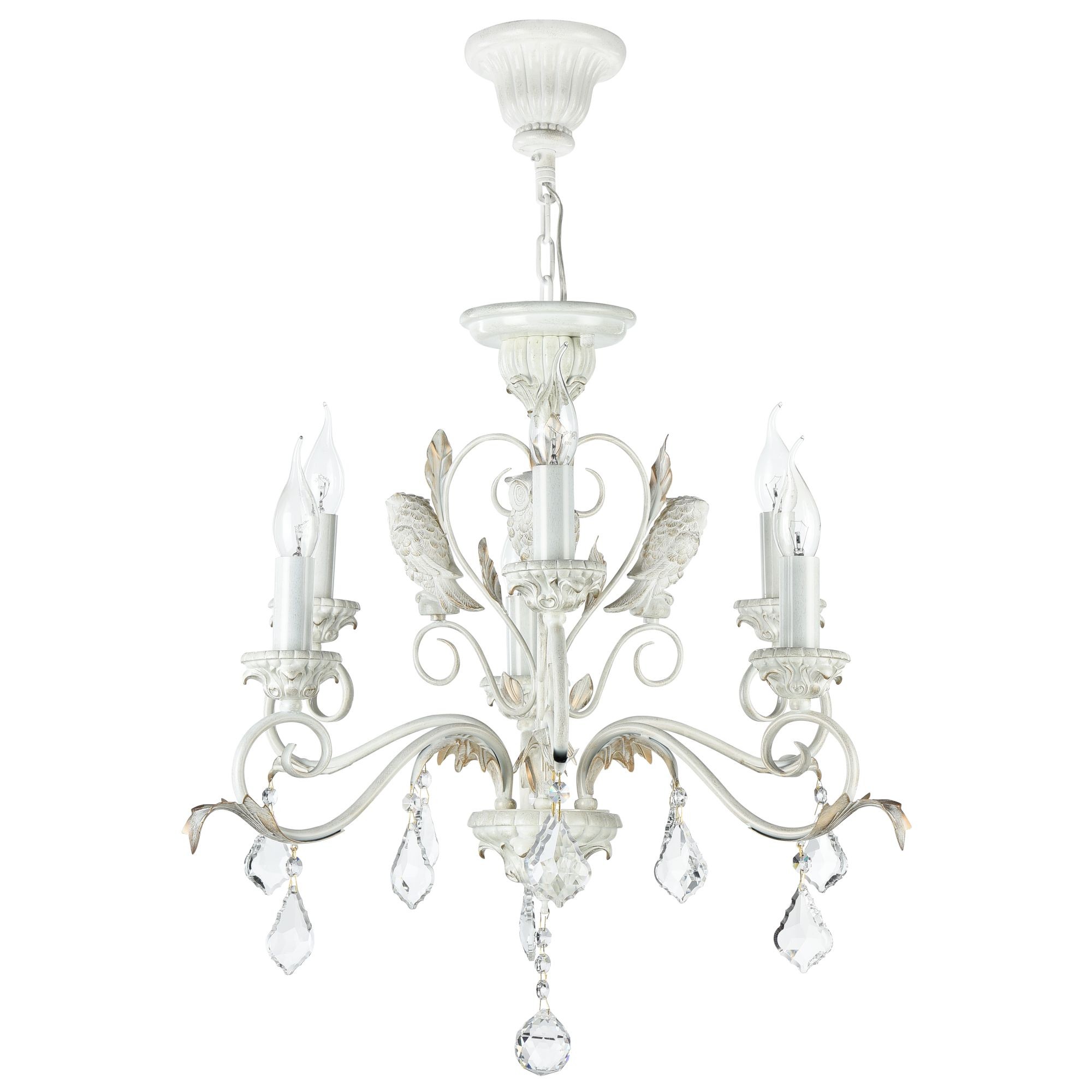 Люстра с птичками Athena ARM777-06-WG Maytoni