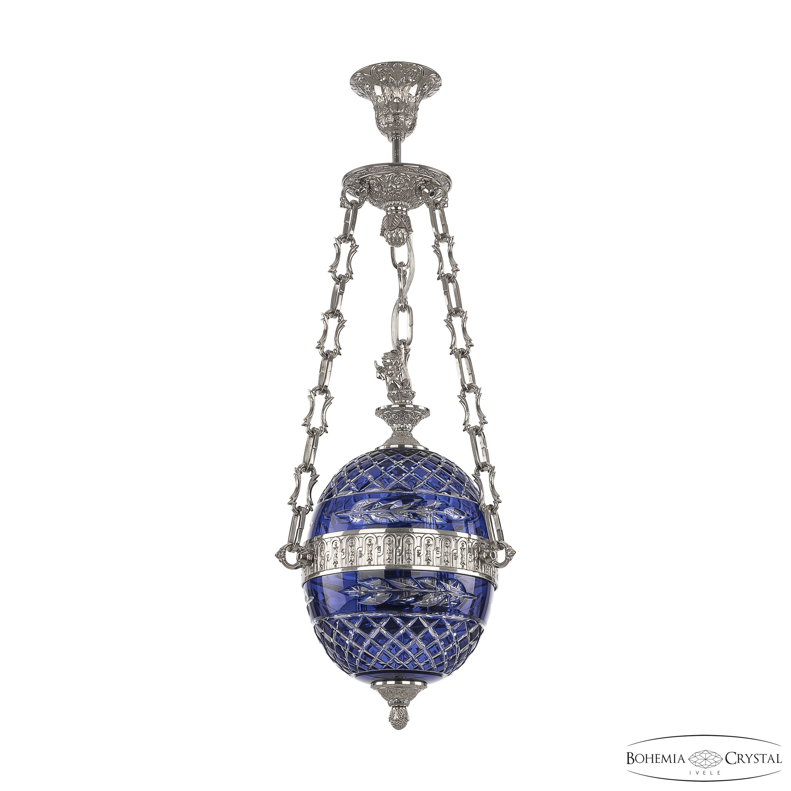 Светильник подвесной Bohemia 7100 71000P/20 Ni Clear-Blue/H-1J FA3S