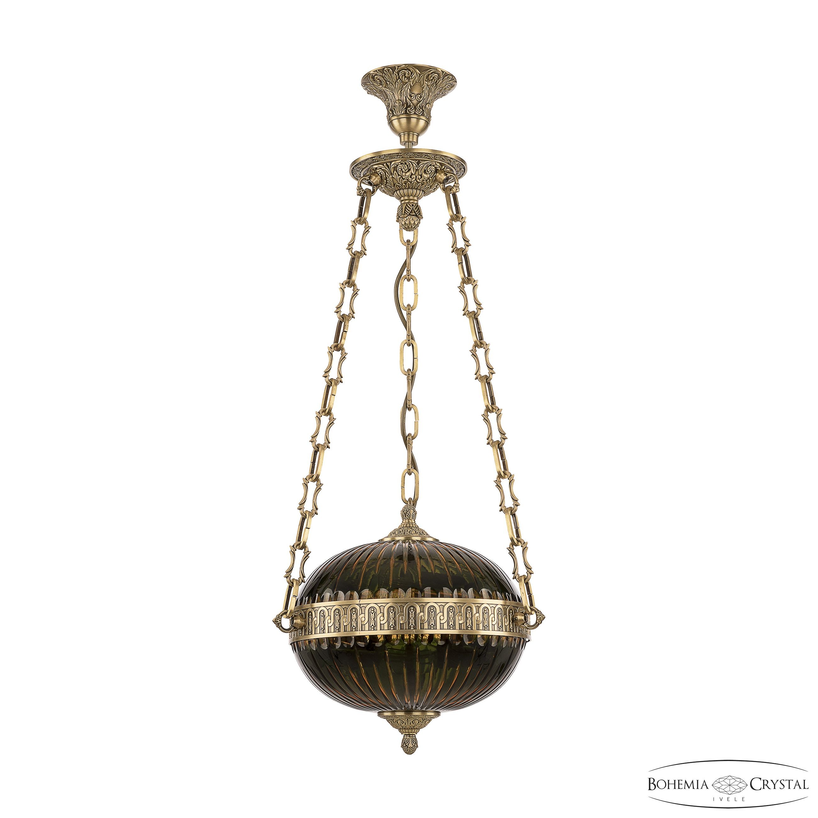 Светильник подвесной Bohemia 7100 71000P/30 FP Amber-Green/H-1K