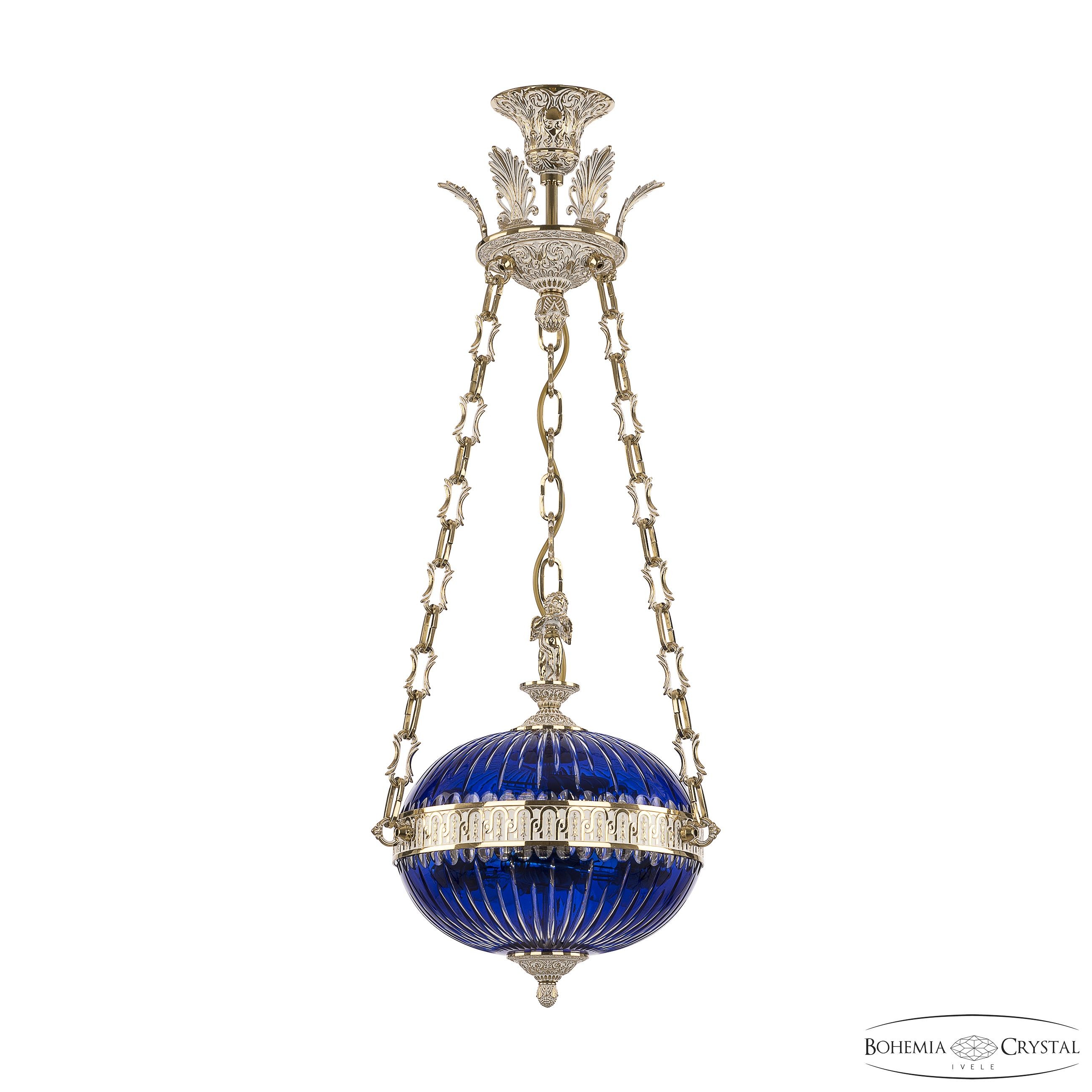 Светильник подвесной Bohemia 7100 71000P/30 GW Clear-Blue/H-1K Y8 FA4M