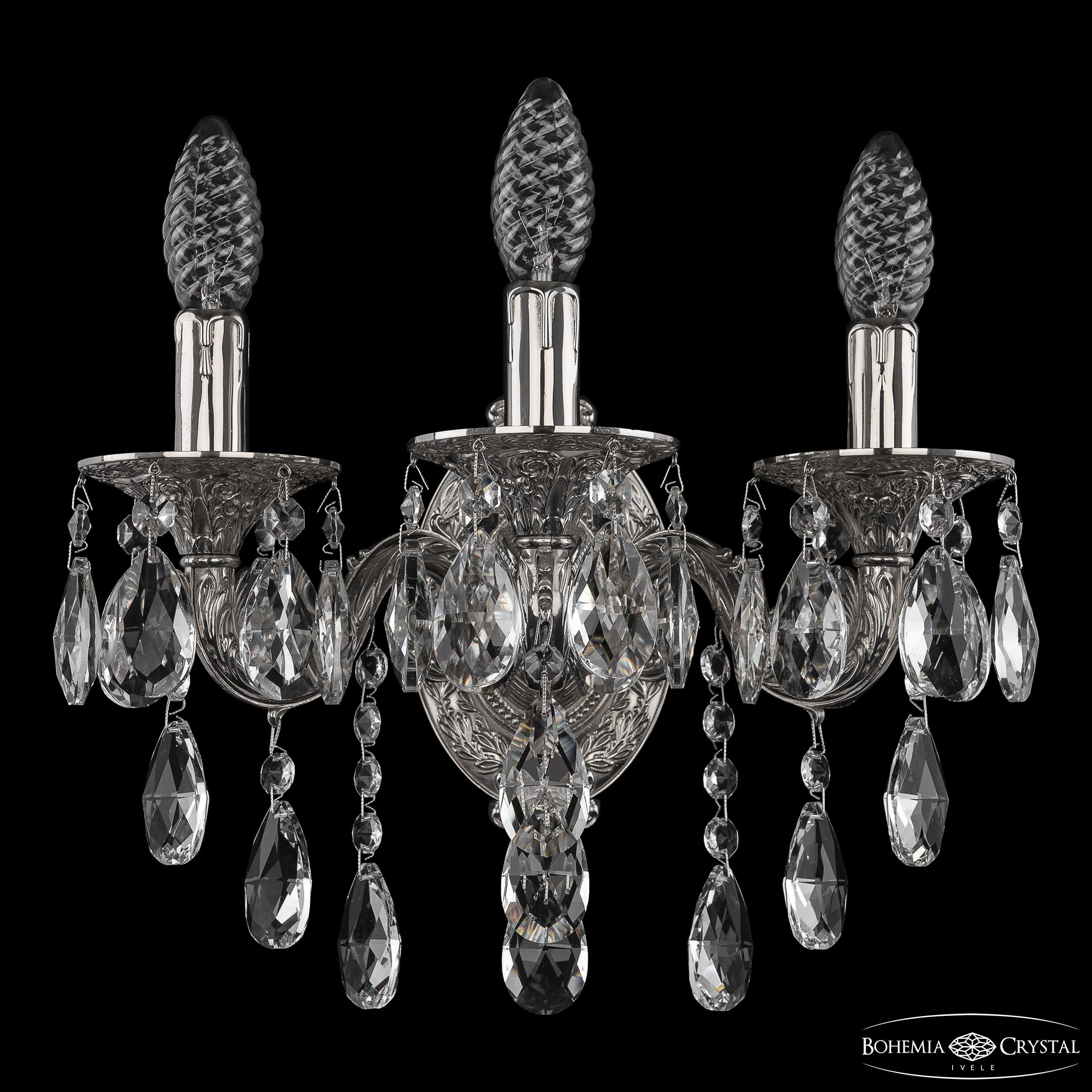 Настенное бра Bohemia 7101 7101B11/3/125 B Ni