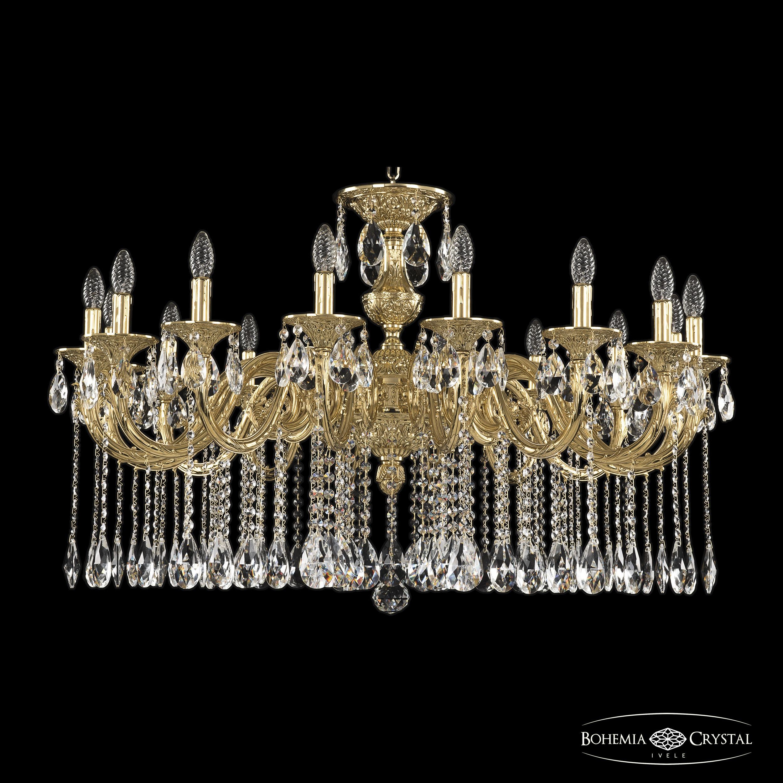 Подвесная хрустальная люстра 7101 Bohemia 71201/16/360 A G