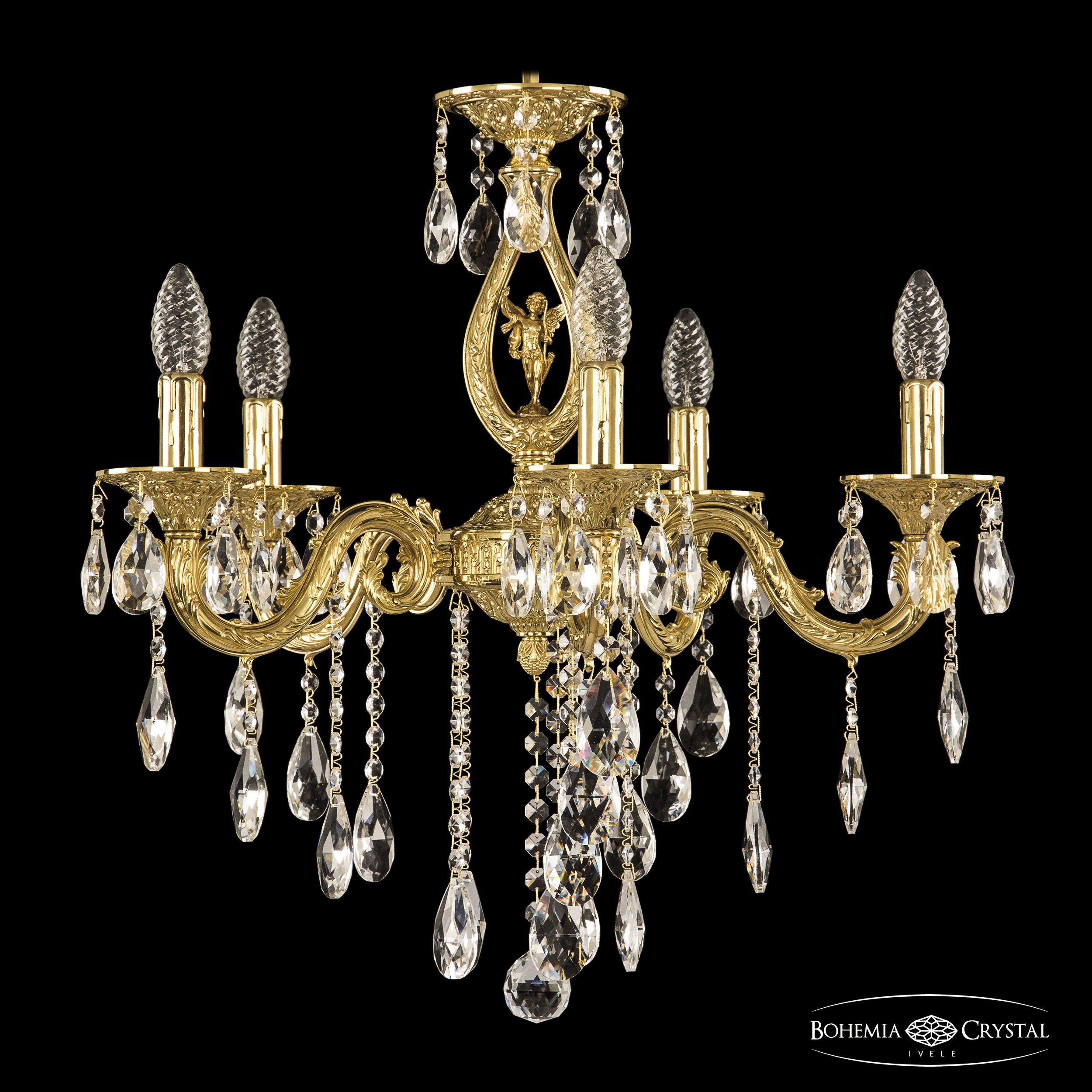 Подвесная хрустальная люстра 7101 Bohemia 71401/5/175 B G FA5S