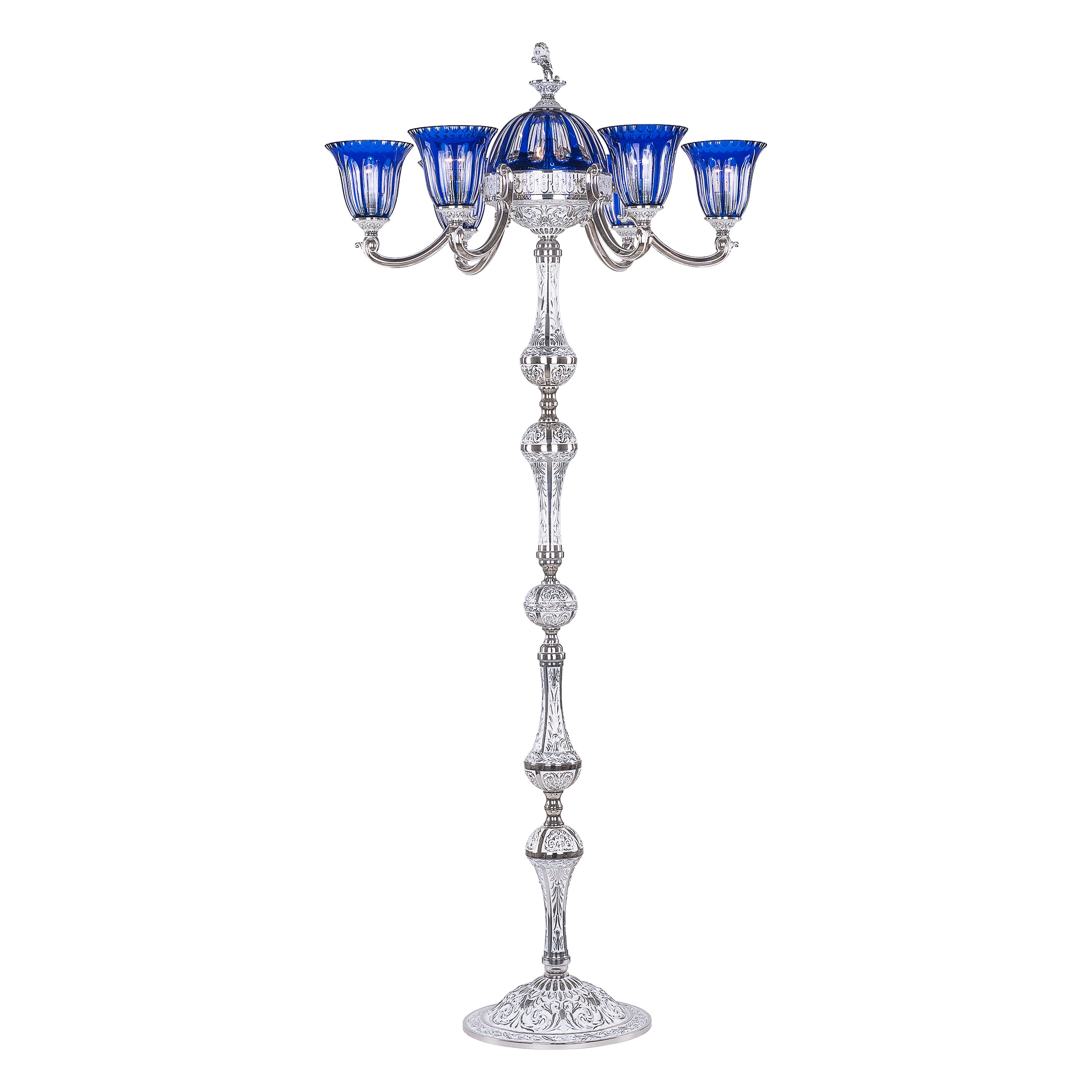 Торшер Bohemia 7209 72009TP/6/175 NW P2 U Clear-Blue/H-1H FL3S