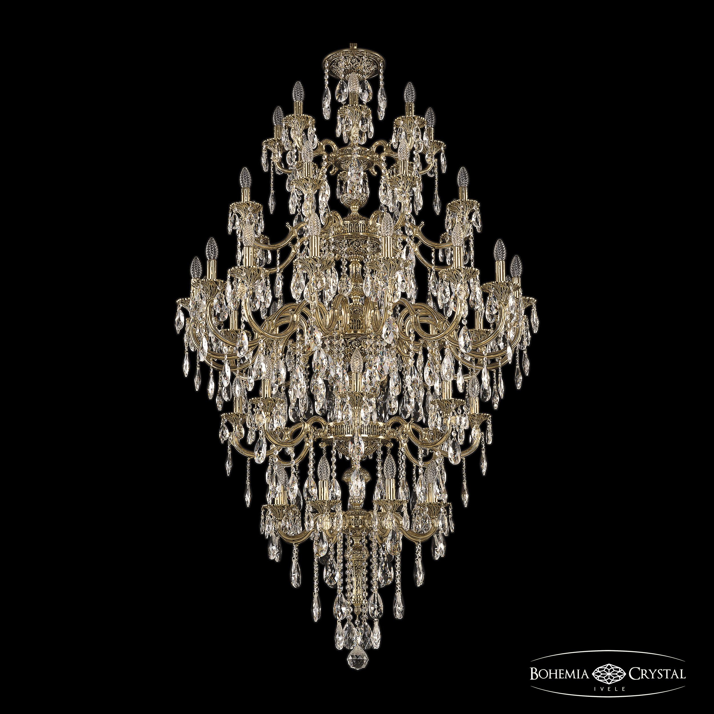 Подвесная хрустальная люстра 7201 Bohemia 72101/8+8+16+8+8/360/5d B GB