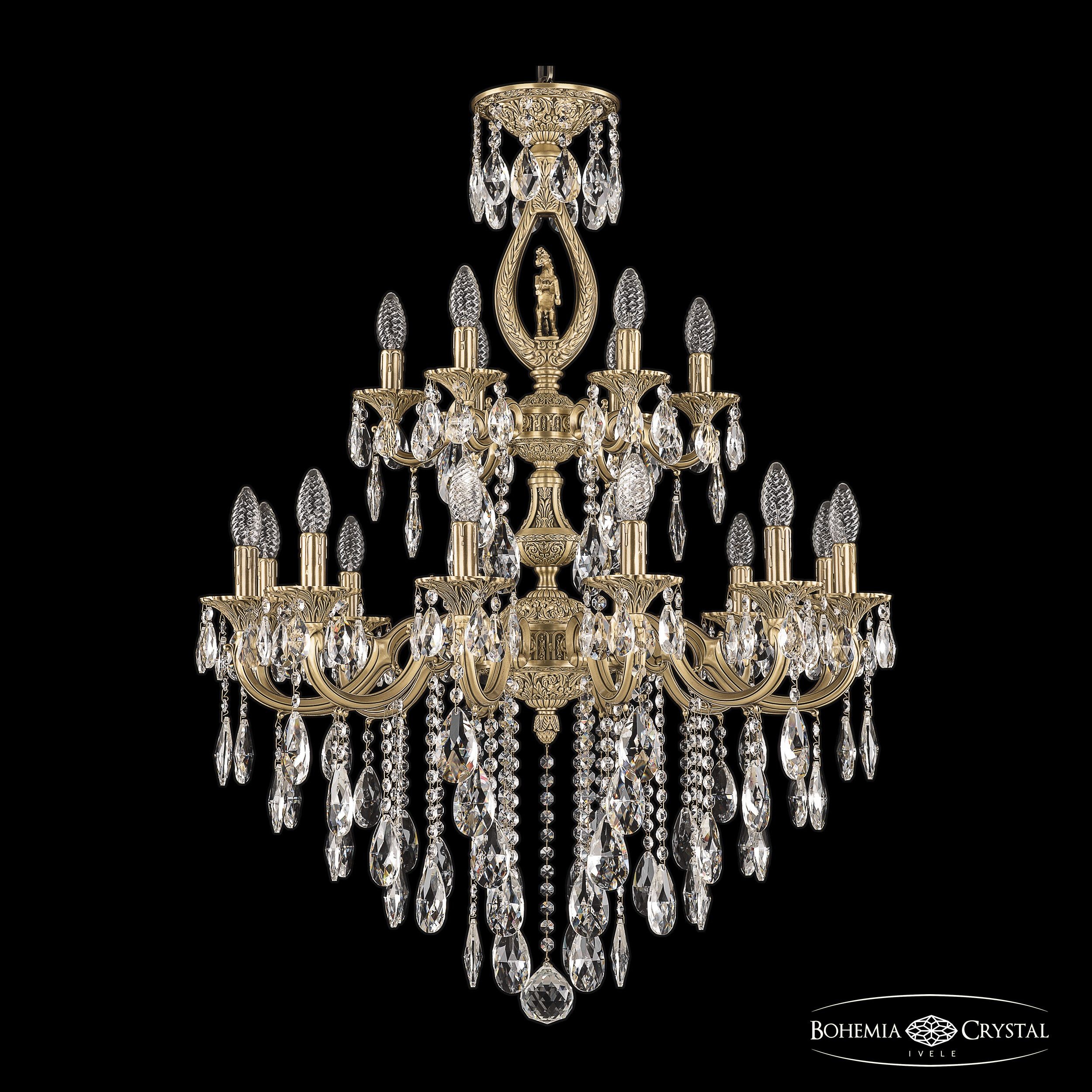 Подвесная хрустальная люстра 7201 Bohemia 72401/12+6/250/2d B FP FH1M