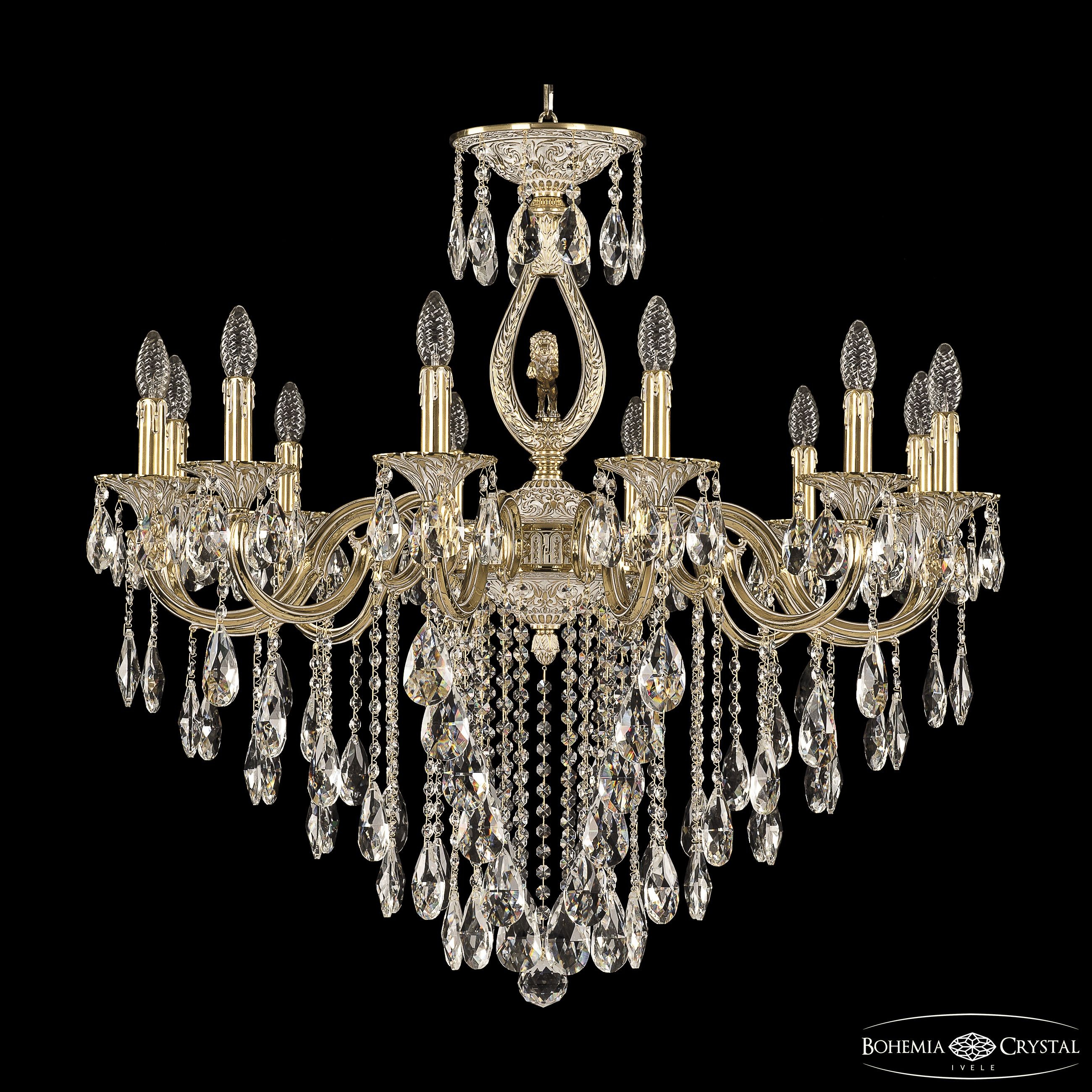 Подвесная хрустальная люстра 7201 Bohemia 72401/12/300 B GW FL3B
