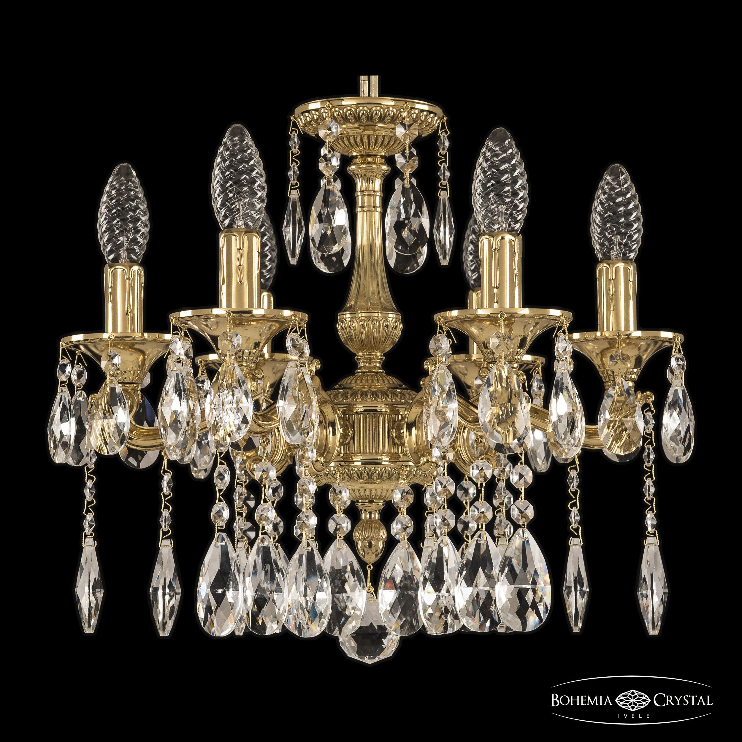 Подвесная хрустальная люстра 7302 Bohemia 73102/6/125 A G