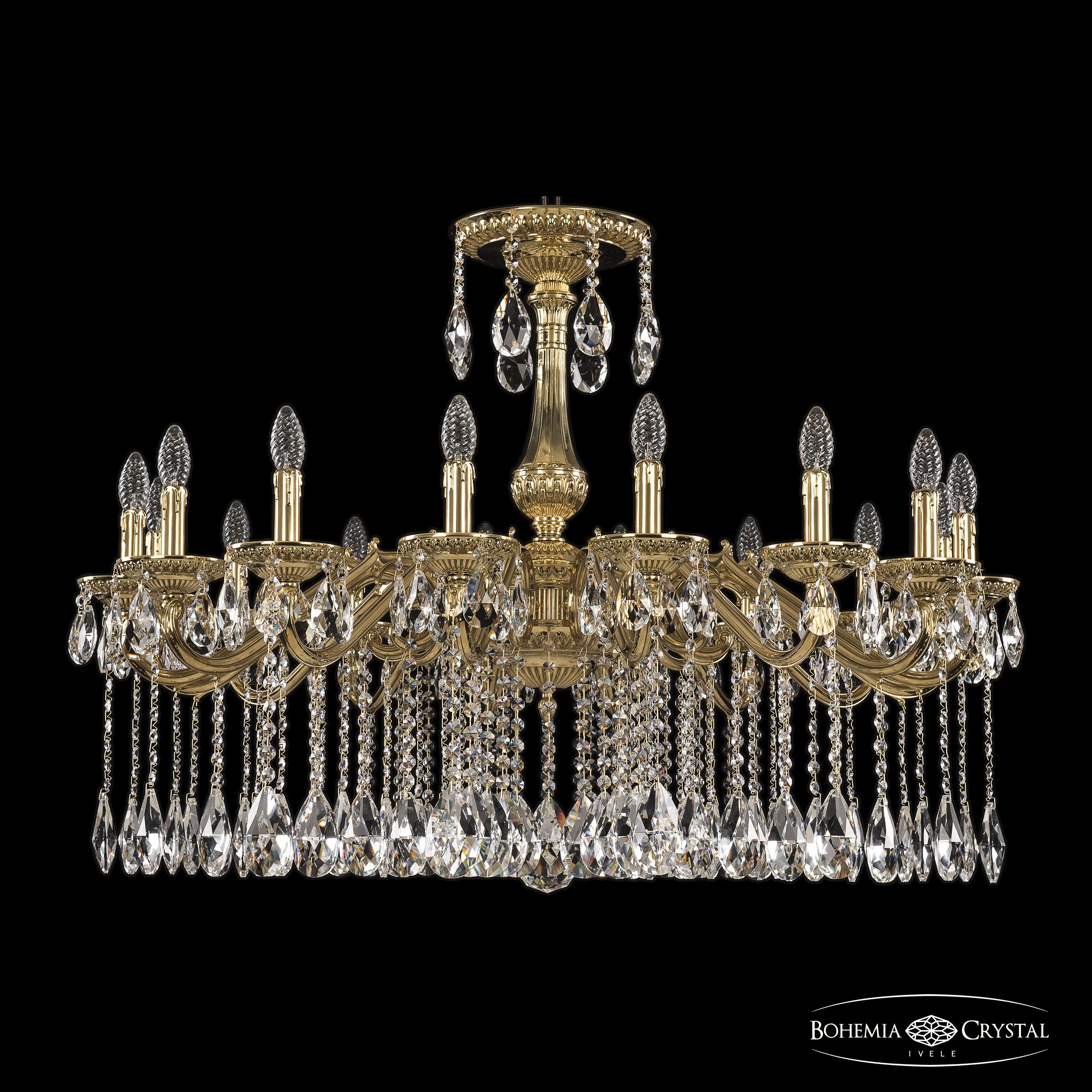 Подвесная хрустальная люстра 7502 Bohemia 75102/16/360 A G