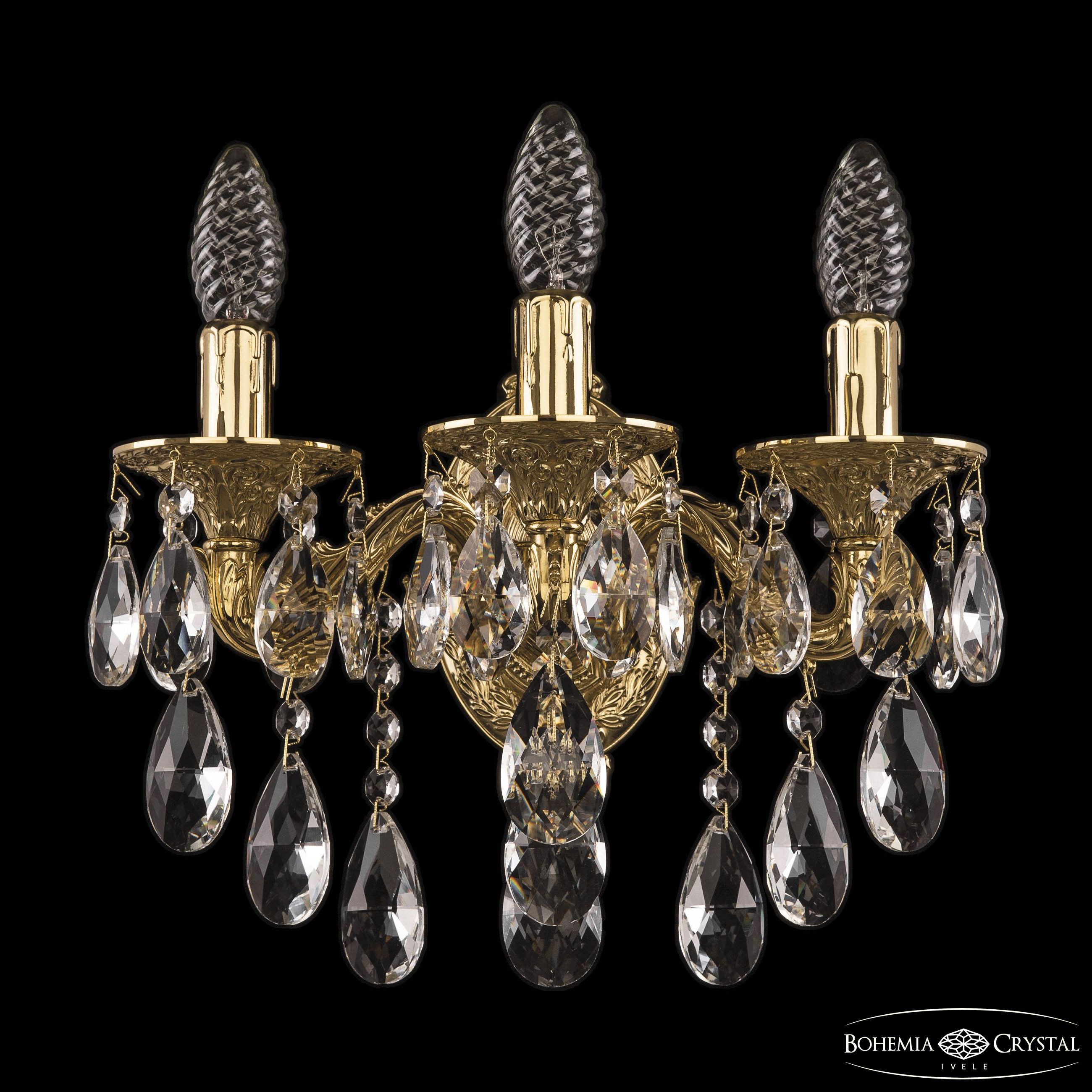 Настенное бра Bohemia Florence 7102B11/3/125 B G