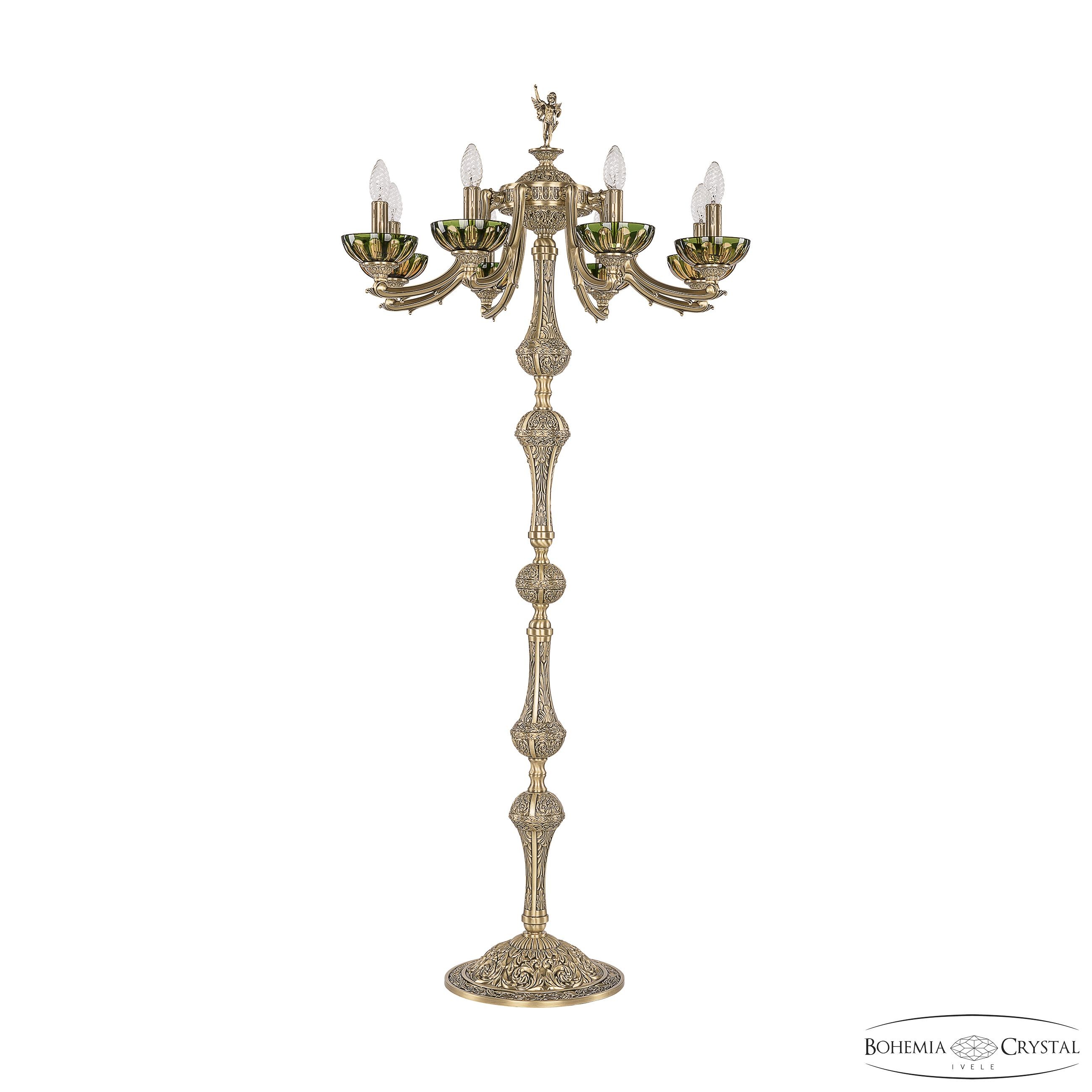 Торшер Bohemia Verona 72009T/8/210 FP P Amber-Green/H-1H FA5S