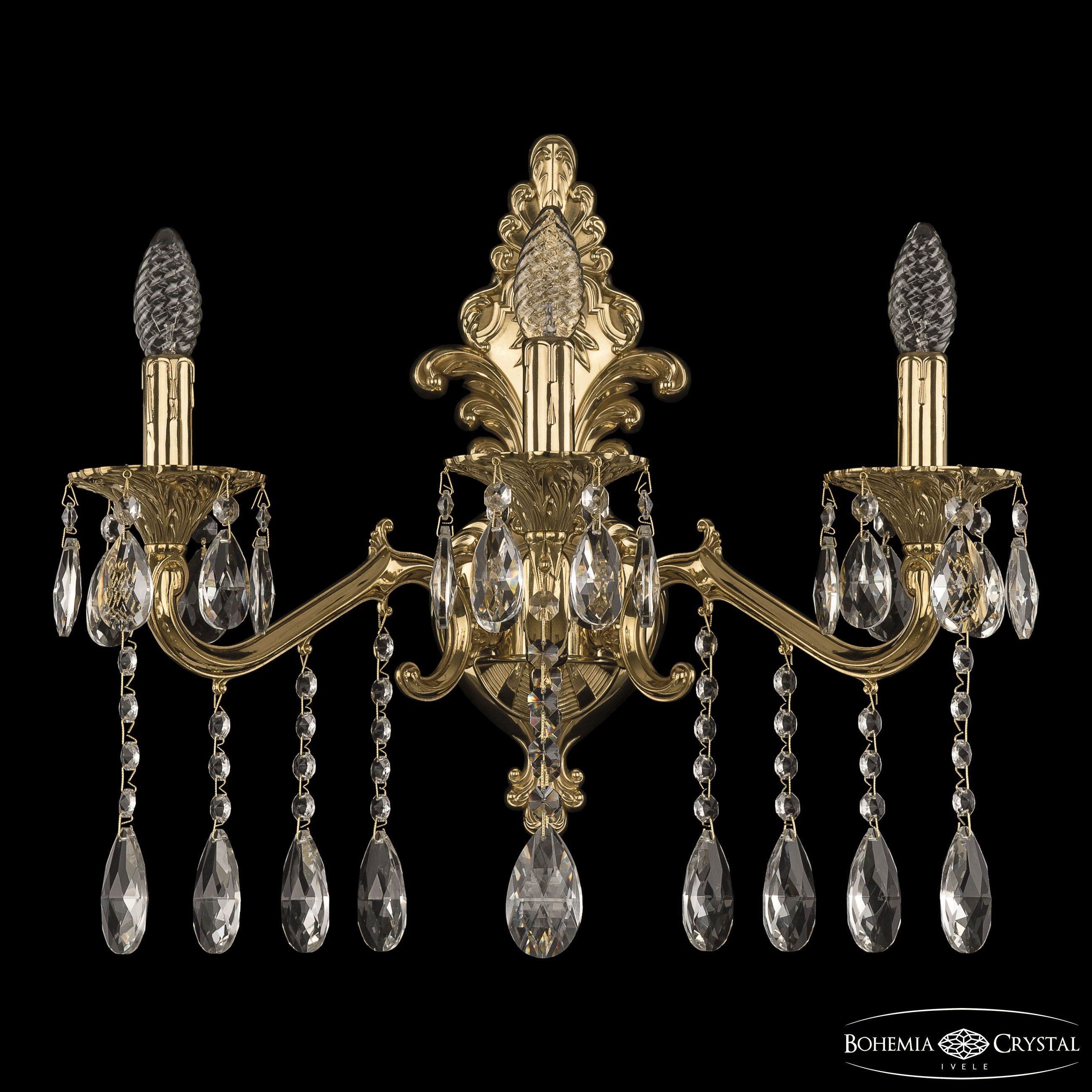 Настенное бра Bohemia Verona 7202B15/3/210 A G