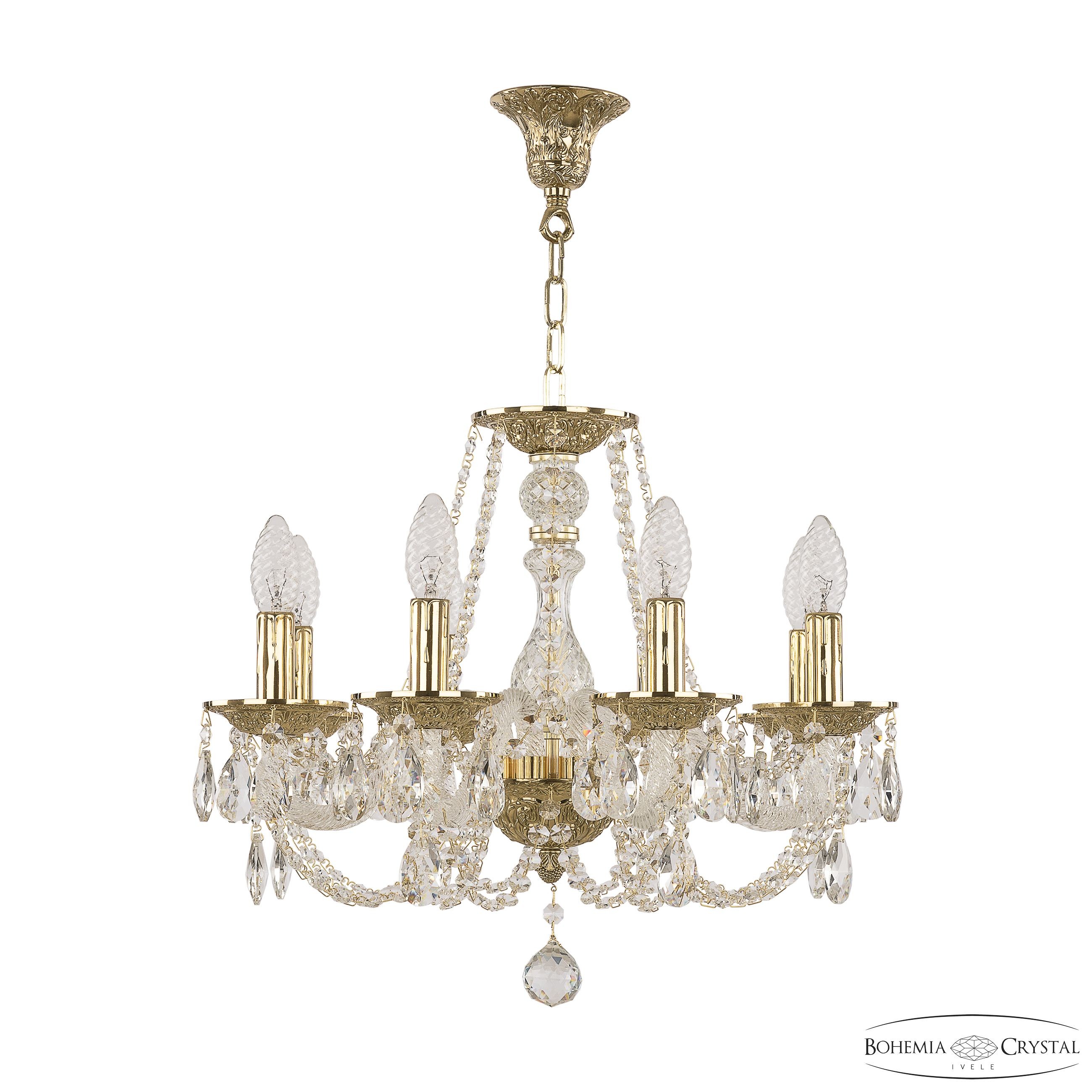 Подвесная хрустальная люстра 1601 Bohemia 1601/8/160 G