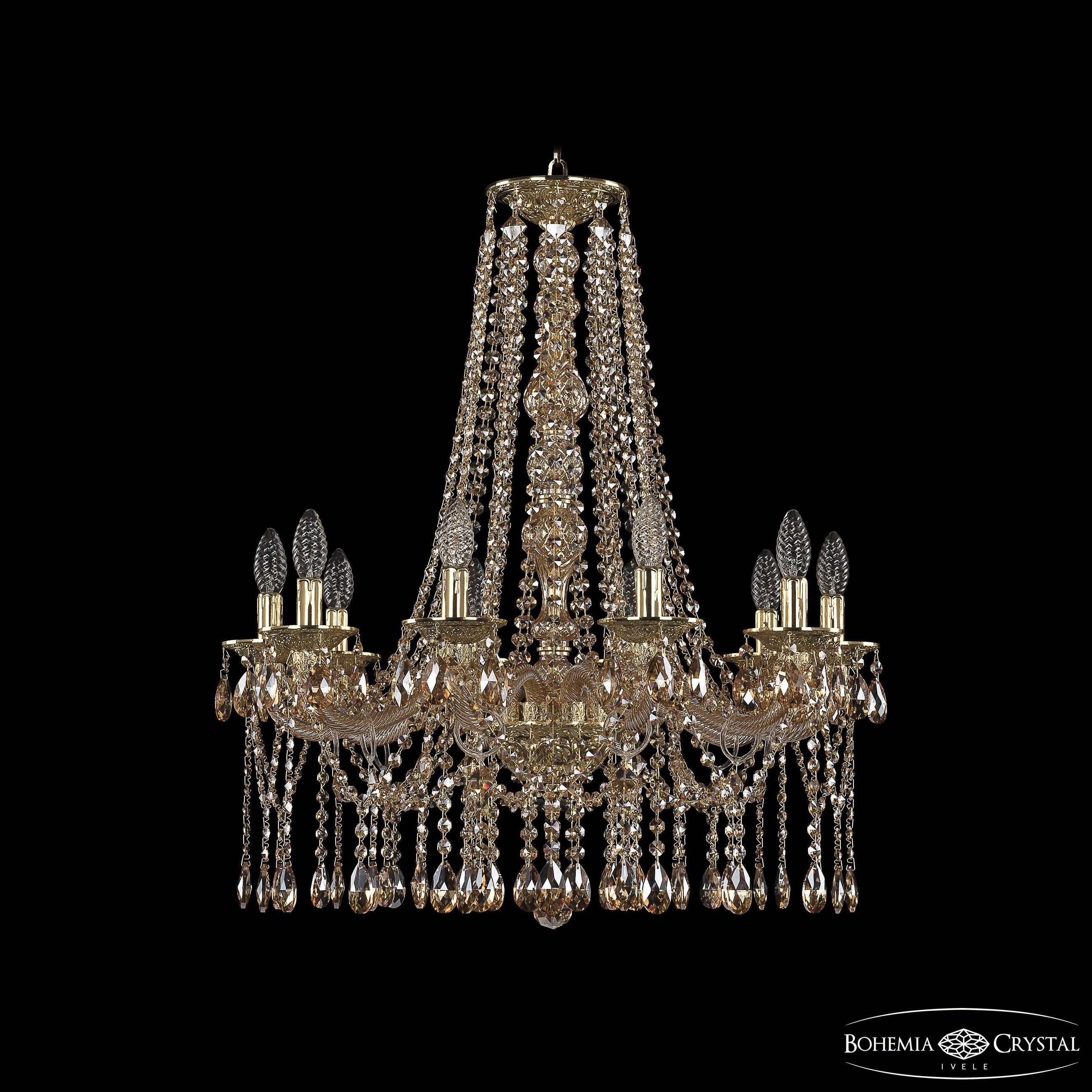 Подвесная хрустальная люстра 1613 Bohemia 16113/10/240/h-75 FP M721