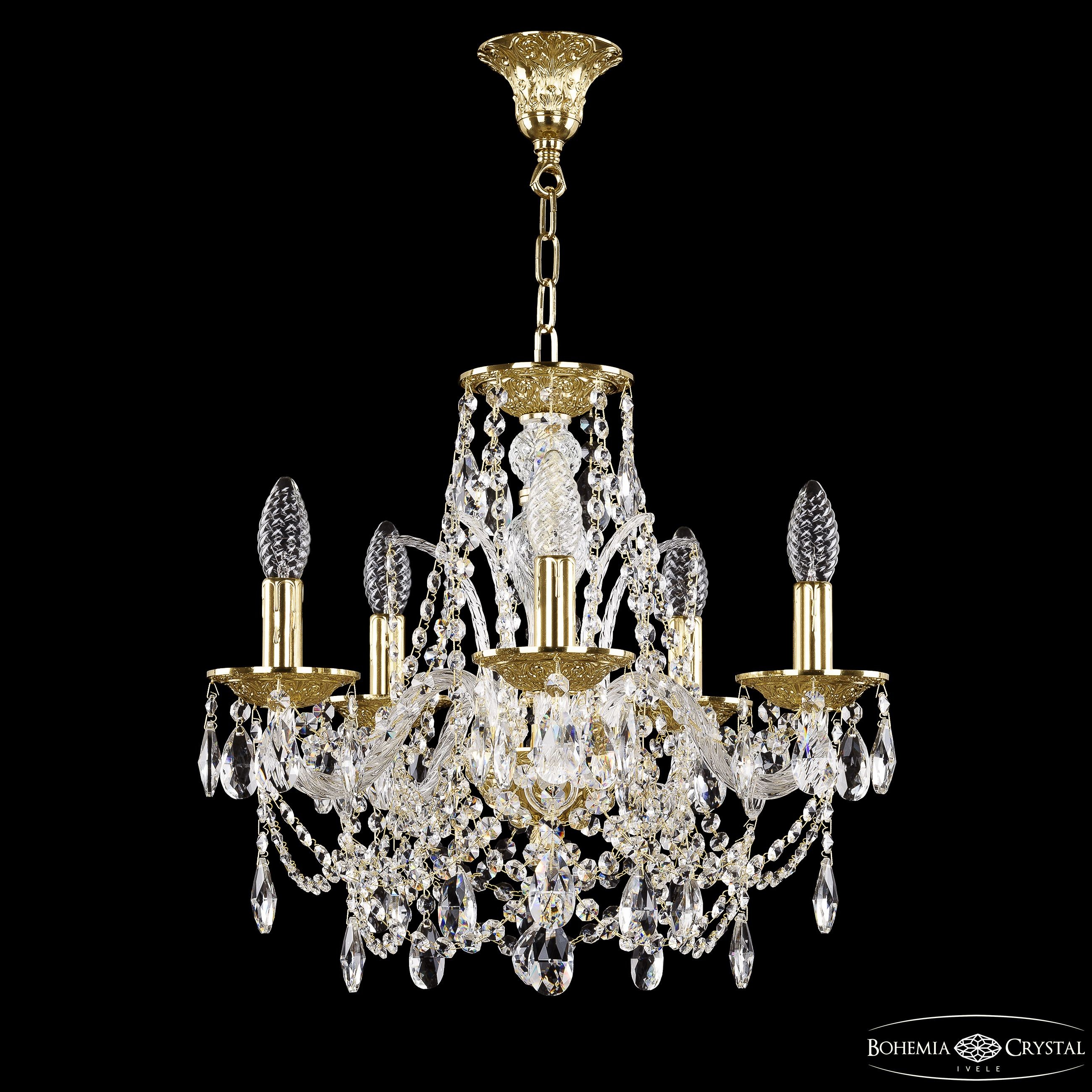 Подвесная хрустальная люстра 1611 Bohemia 16211/5/141 G