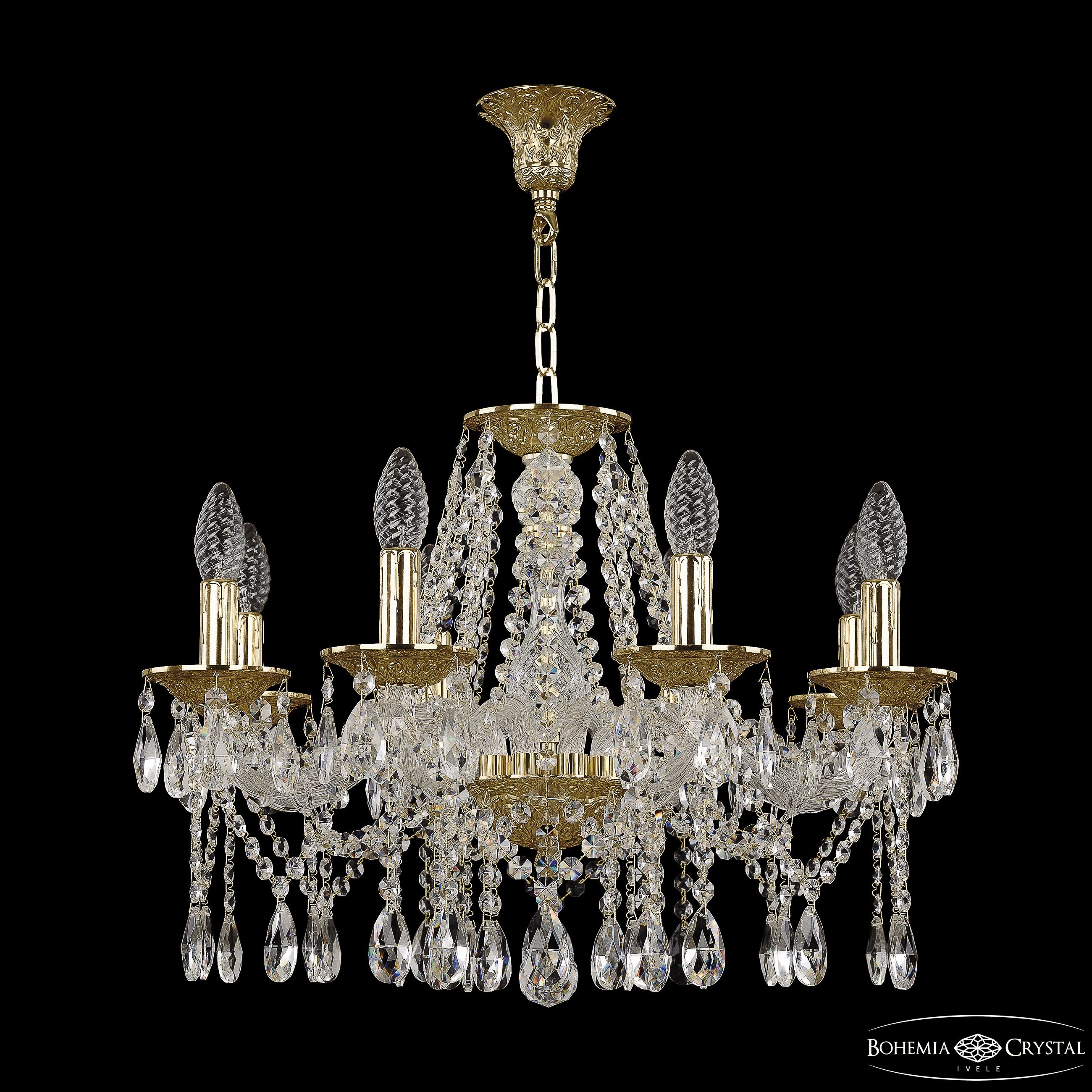 Подвесная хрустальная люстра 1613 Bohemia 16213/8/200 G