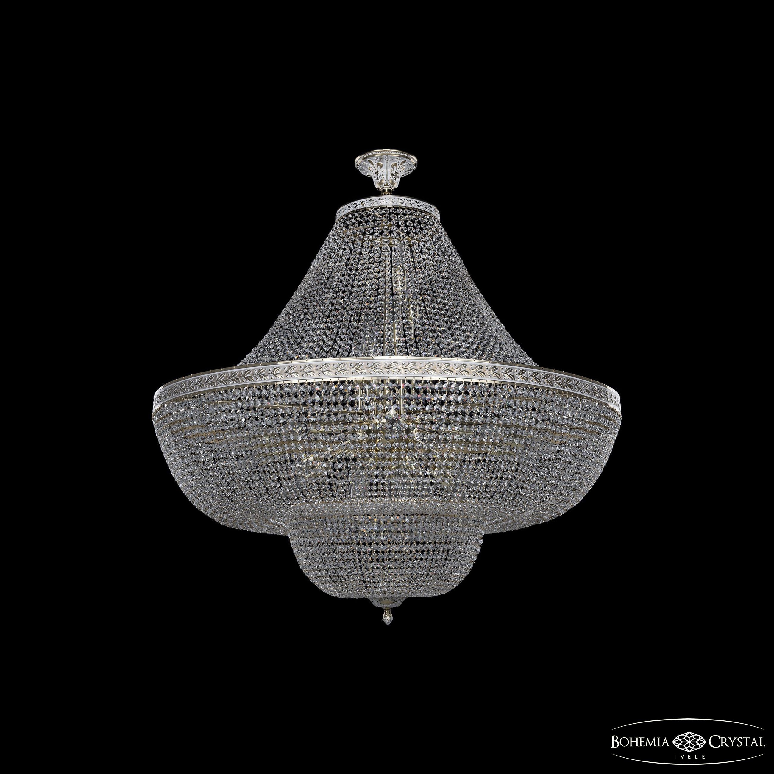 Потолочная хрустальная люстра Bohemia 1909 19091/H1/100IV GW C1
