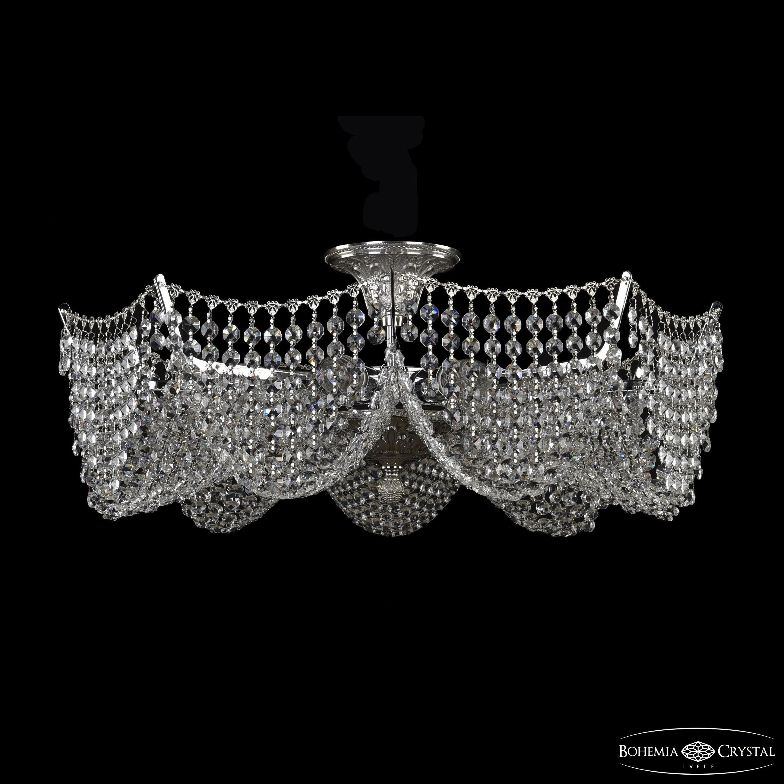 Потолочная хрустальная люстра Bohemia 7718 77181/58 Ni