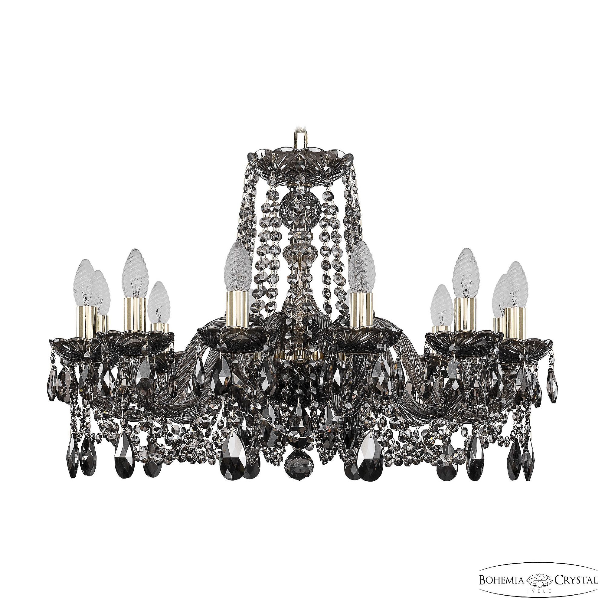 Подвесная хрустальная люстра 1402 Bohemia 1402/12/240 G M731