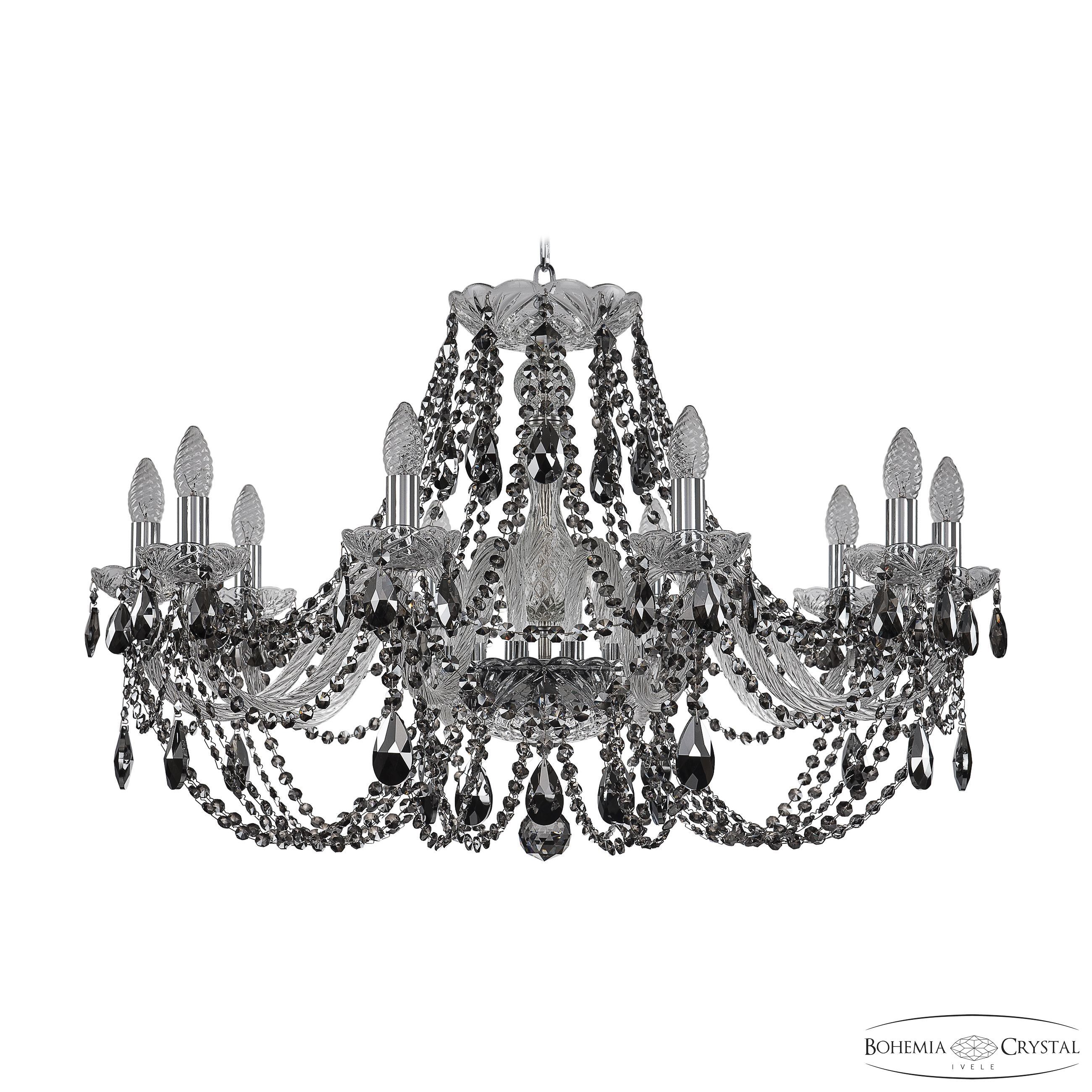 Подвесная хрустальная люстра 1406 Bohemia 1406/10/300 Ni R781