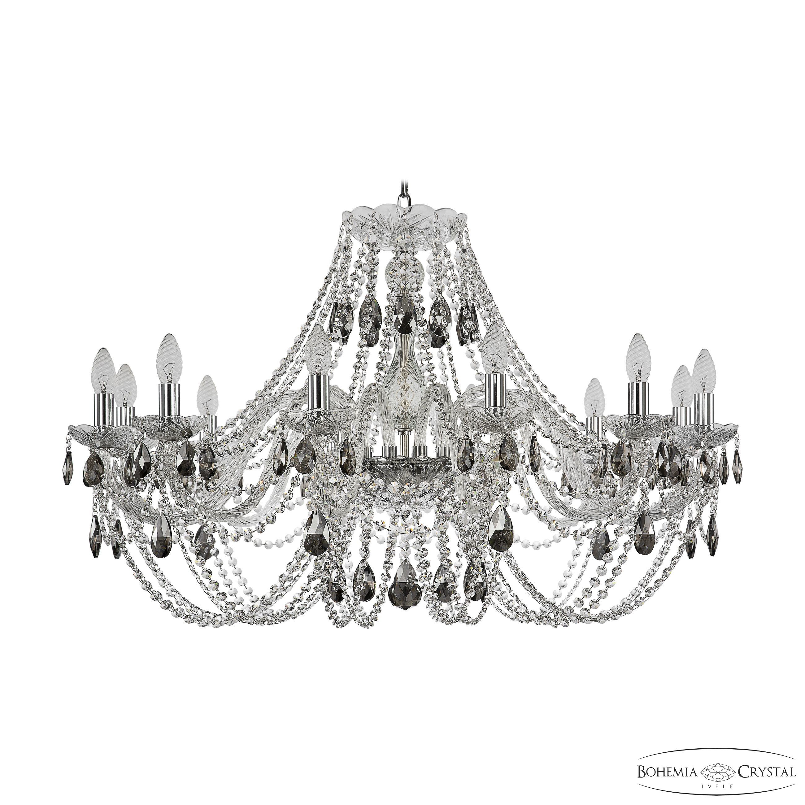 Подвесная хрустальная люстра 1406 Bohemia 1406/12/360 Ni K731
