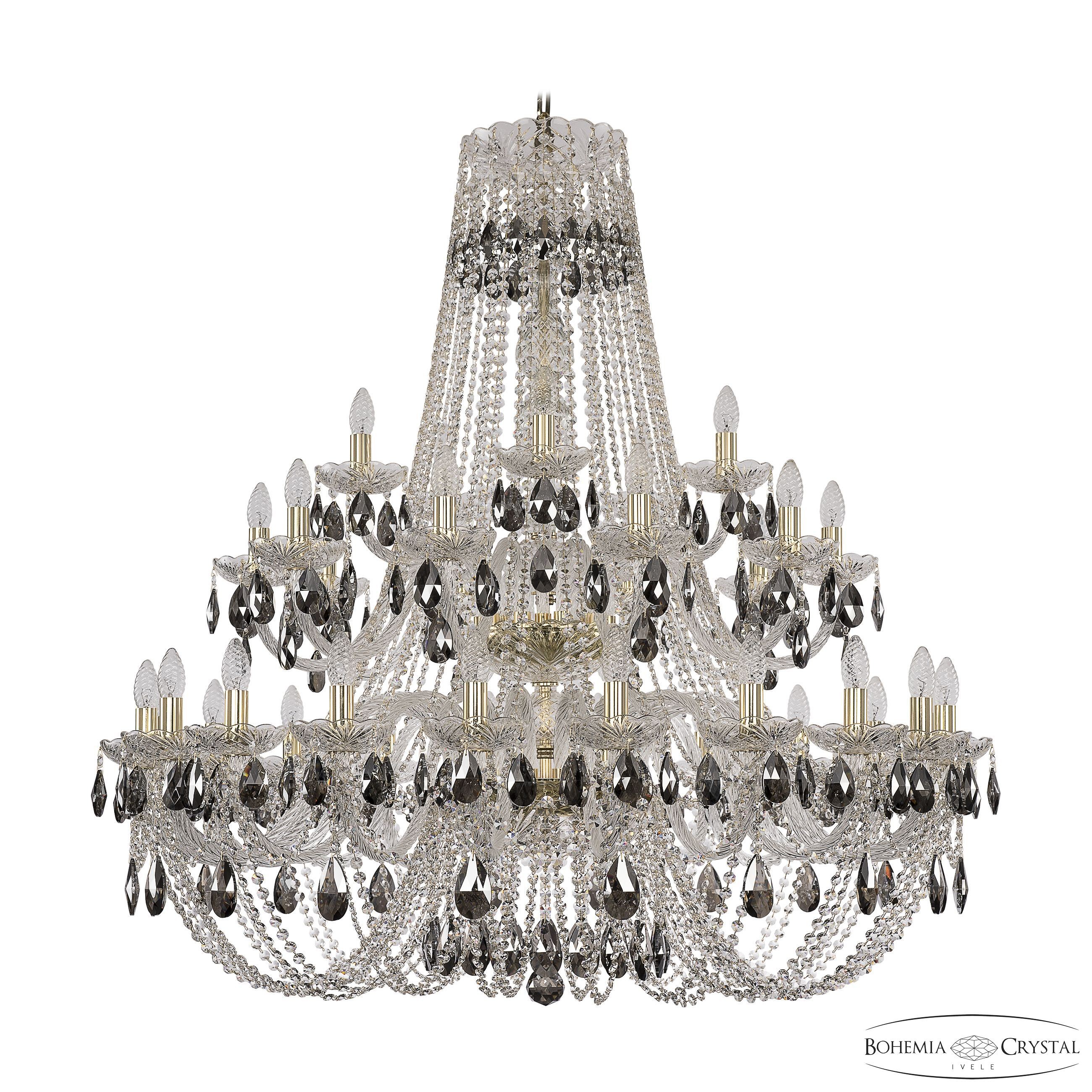 Подвесная хрустальная люстра 1406 Bohemia 1406/20+10+5/400/2d G K731