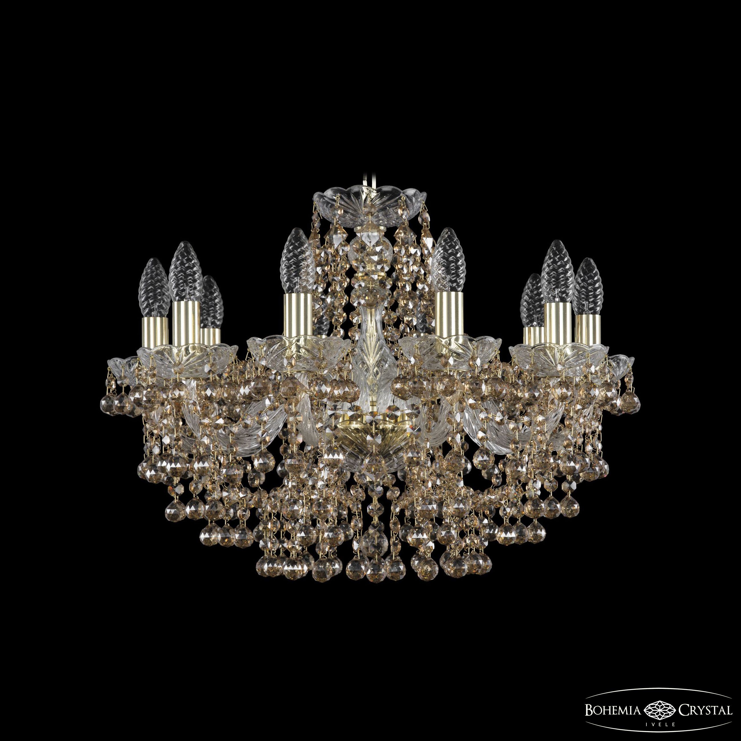 Подвесная хрустальная люстра 1409 Bohemia 1409/10/195 G R721