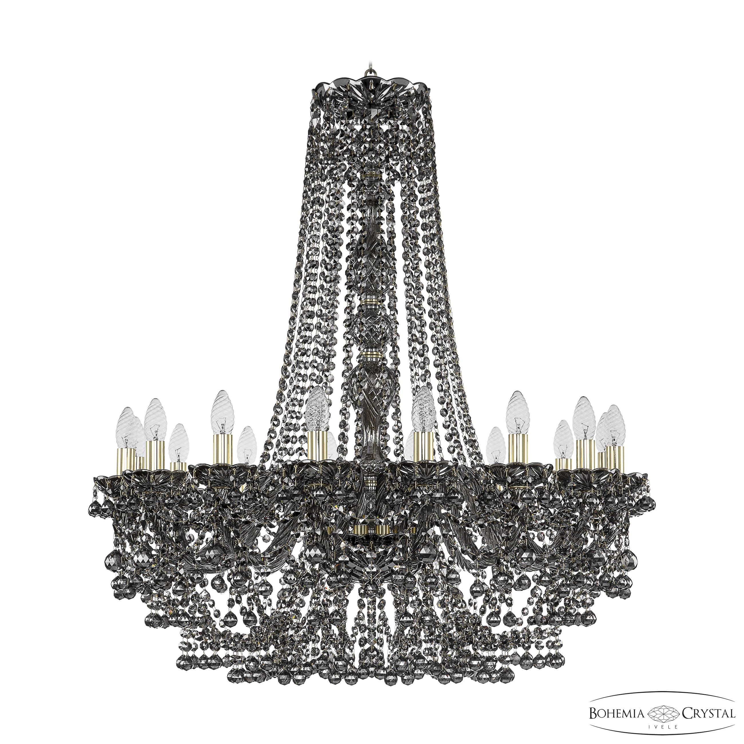 Подвесная хрустальная люстра 1409 Bohemia 1409/16/300/h-96 G M781