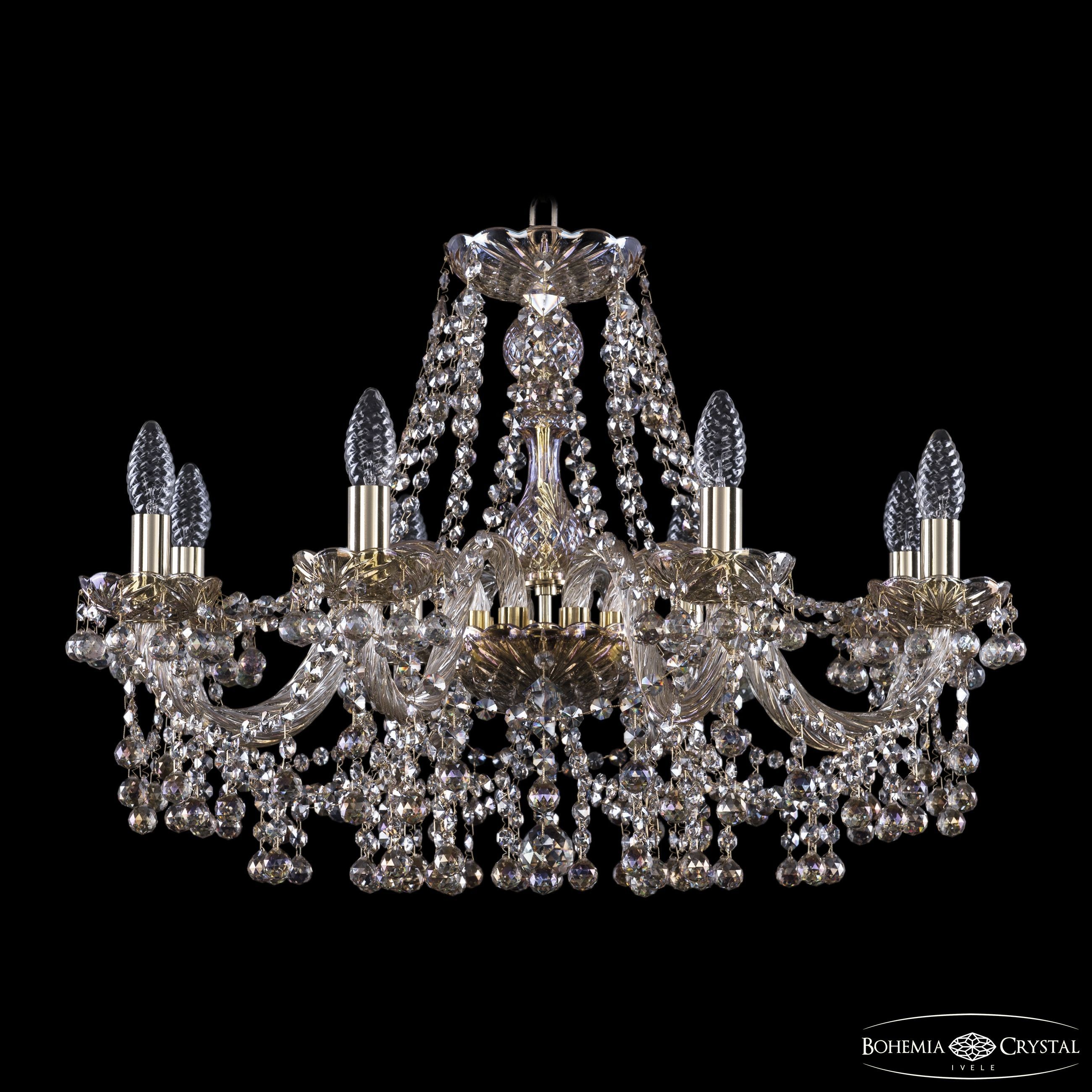Подвесная хрустальная люстра 1409 Bohemia 1409/8/240 M801