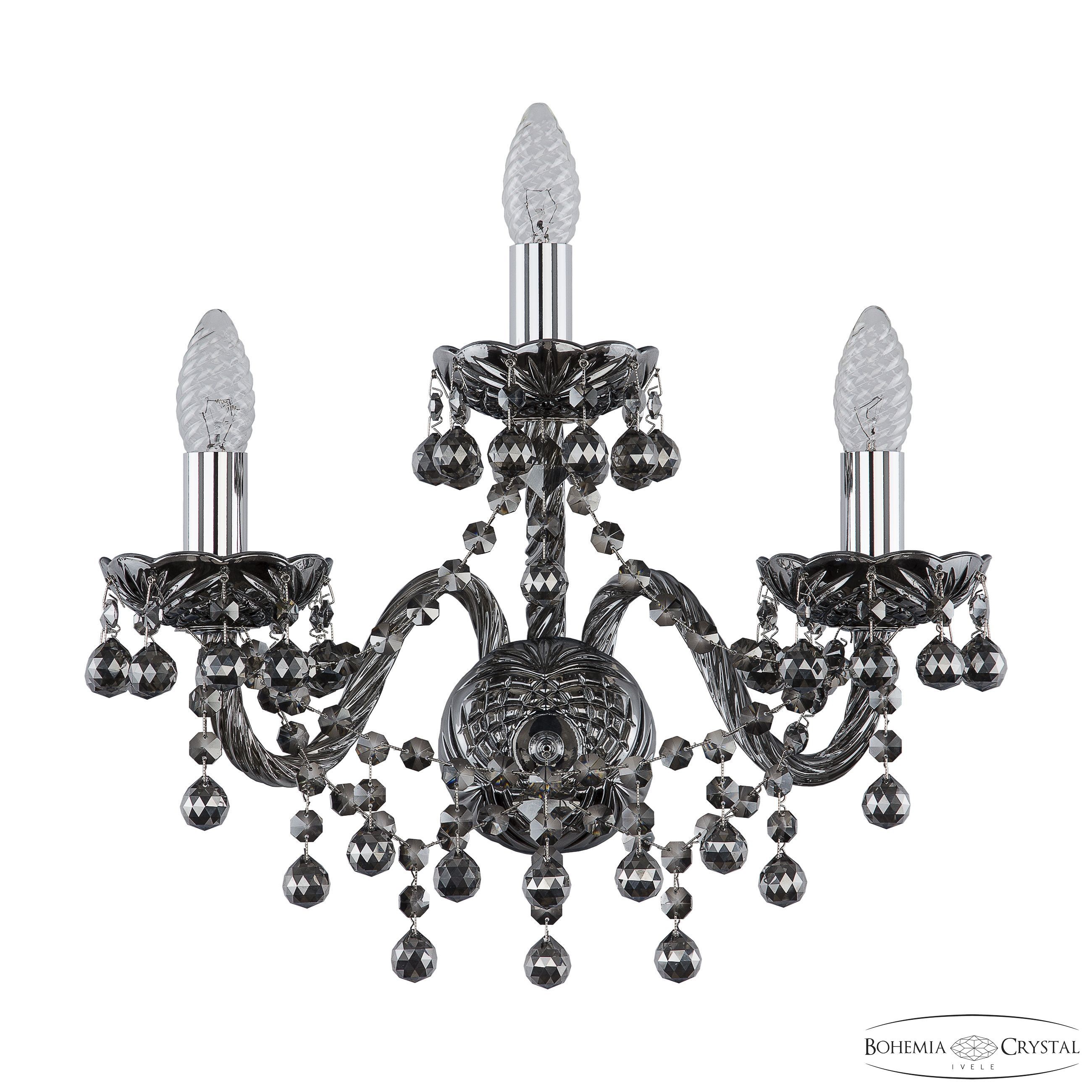 Настенное бра Bohemia 1409 1409B/2+1/160 Ni M781