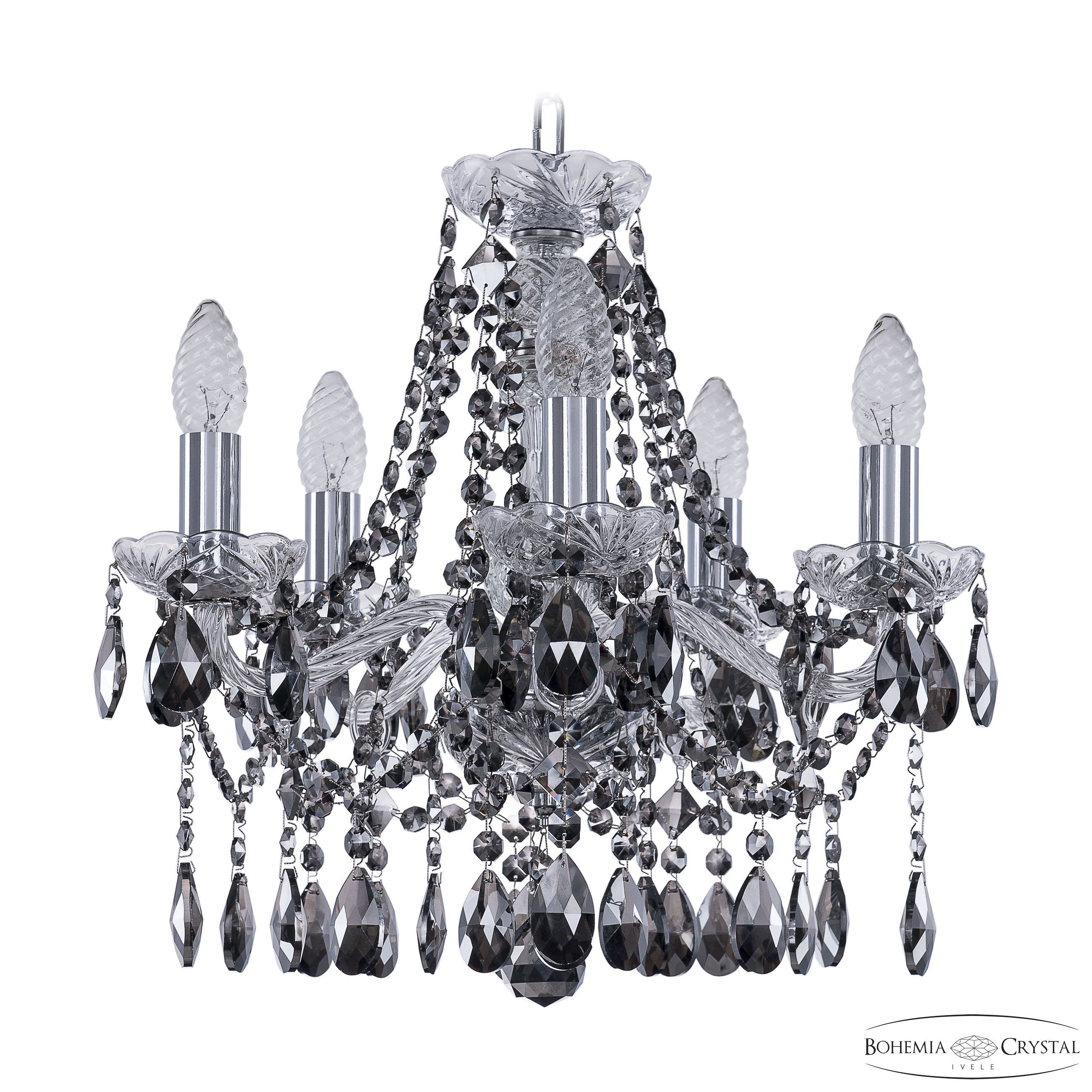 Подвесная хрустальная люстра 1413 Bohemia 1413/5/141 Ni R781