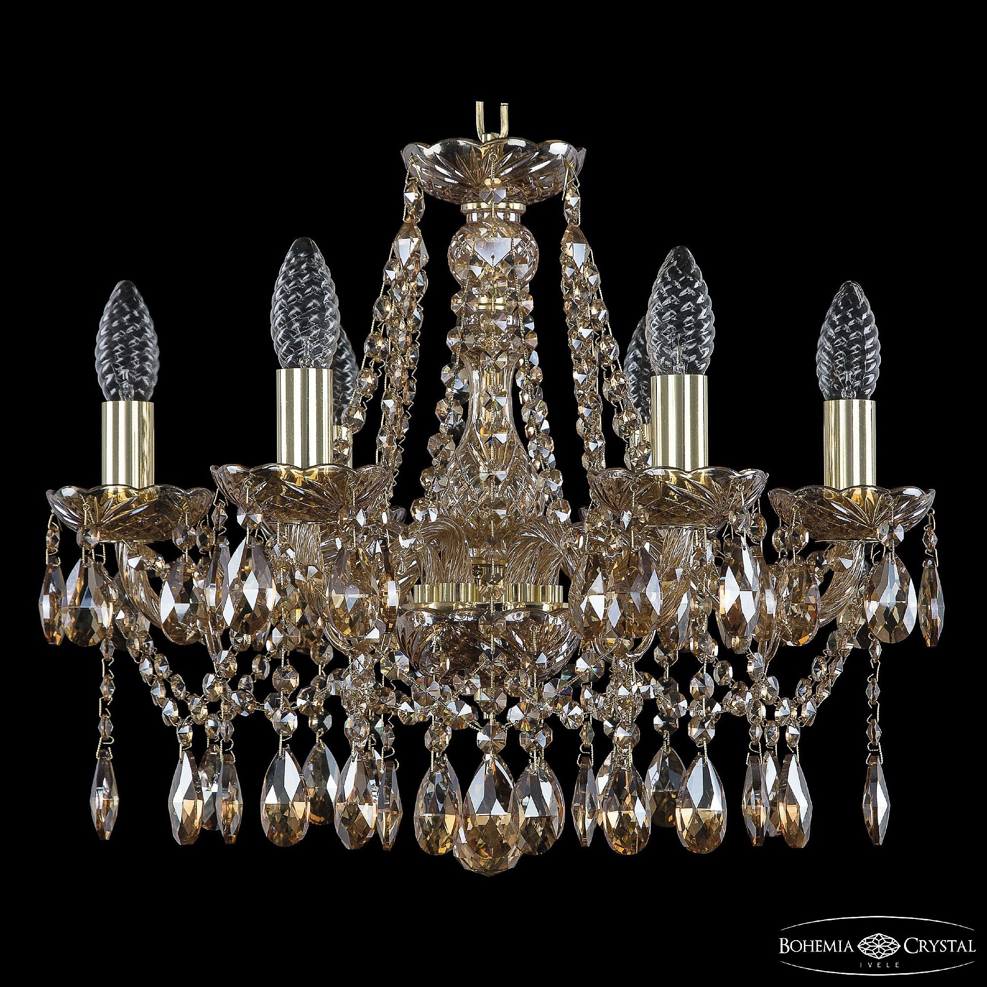 Подвесная хрустальная люстра 1413 Bohemia 1413/6/165 G M721