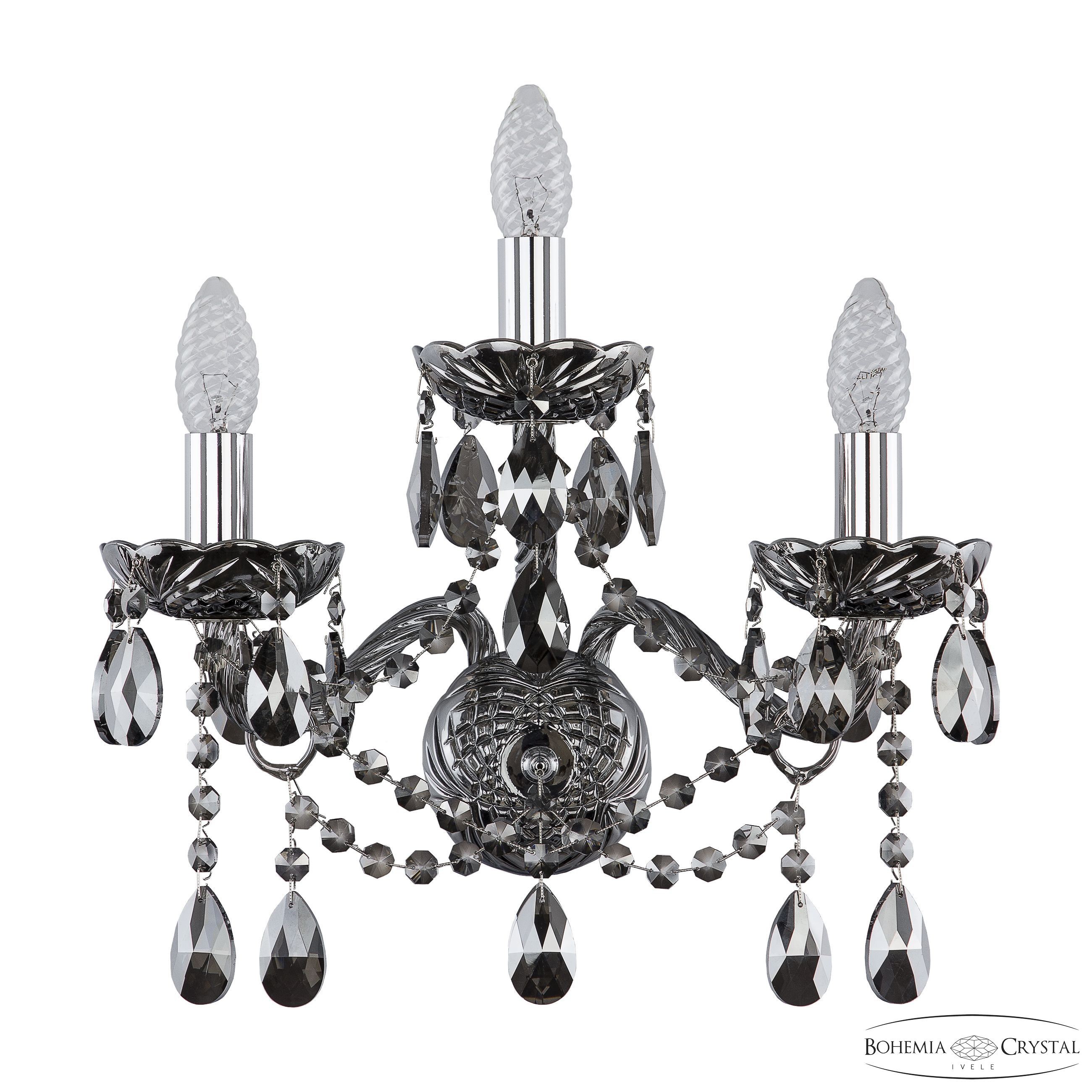 Настенное бра Bohemia 1413 1413B/2+1/165 Ni M781