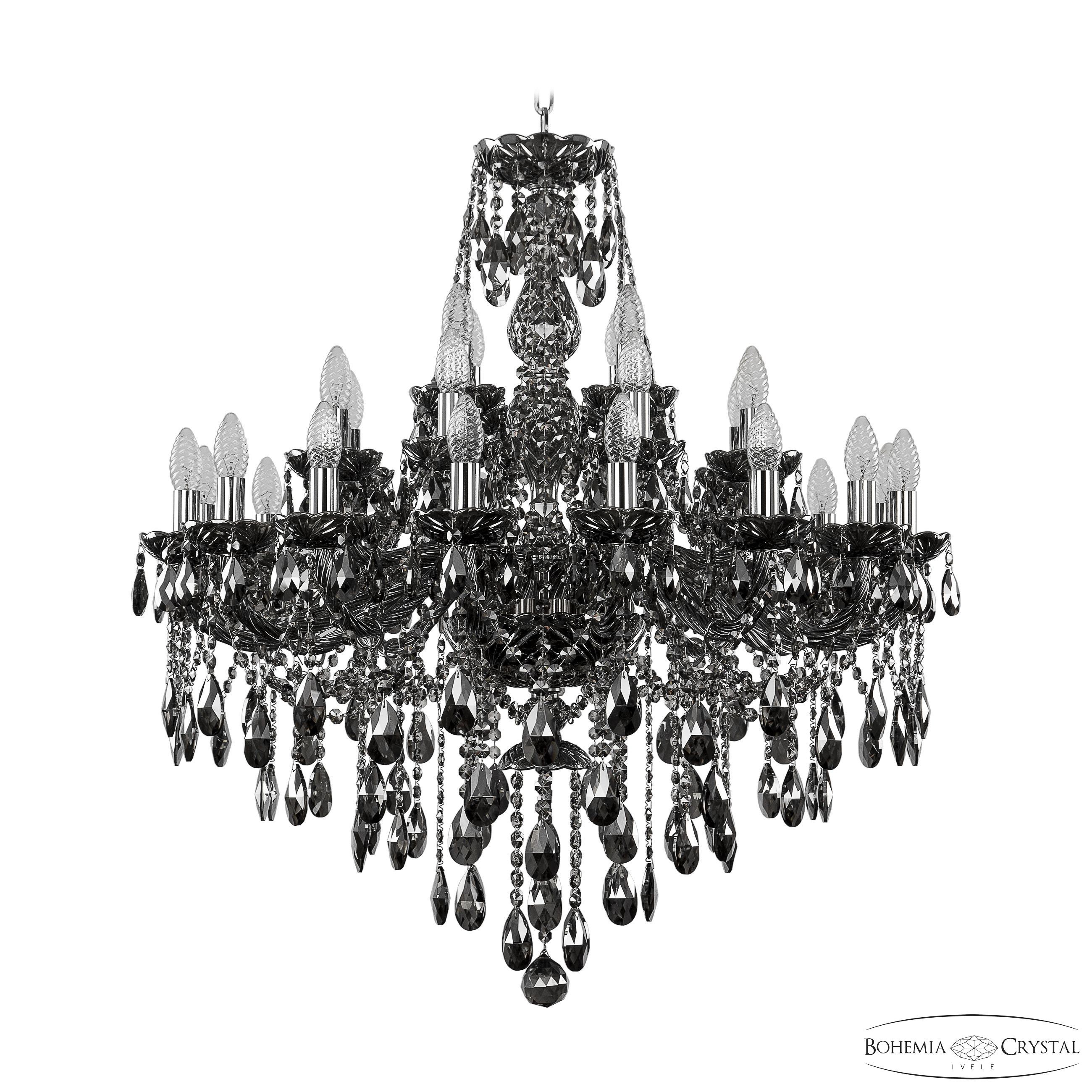 Подвесная хрустальная люстра 1415 Bohemia 1415/16+8+4/300 Ni M731