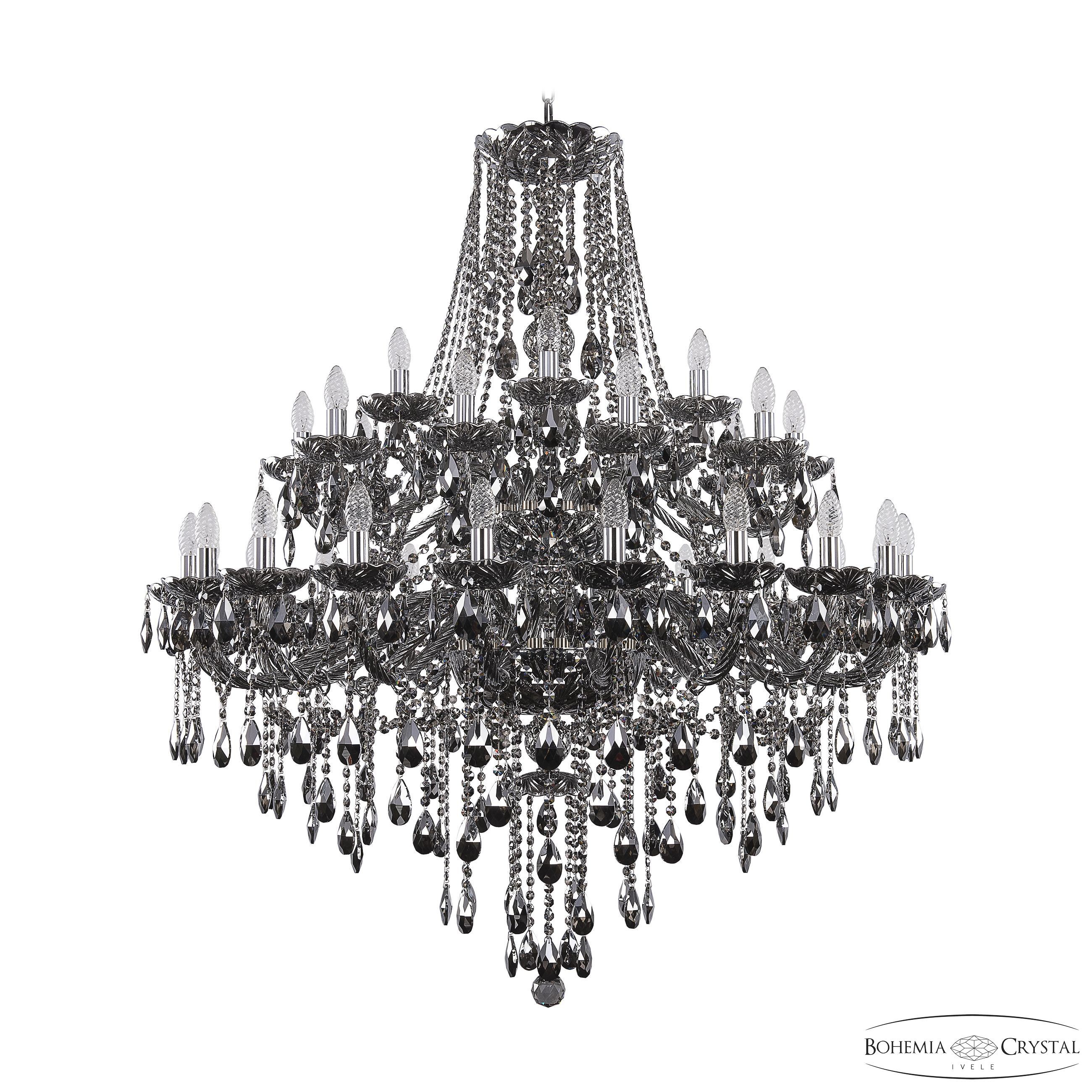 Подвесная хрустальная люстра 1415 Bohemia 1415/20+10+5/400/2d Ni M781