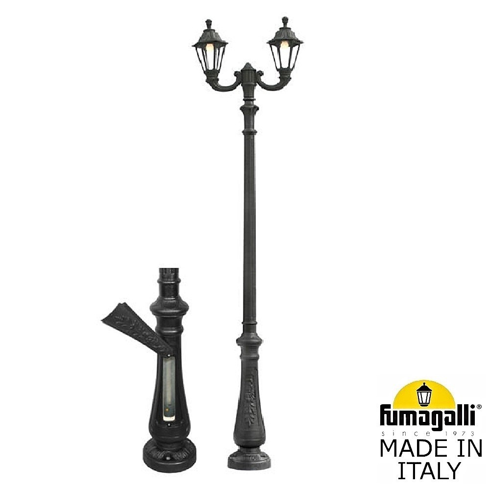 Столб фонарный уличный Fumagalli Rut E26.202.R20.AXF1R
