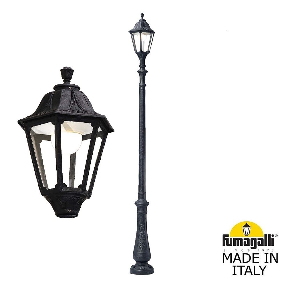 Столб фонарный уличный Fumagalli Noemi E35.202.000.AXH27