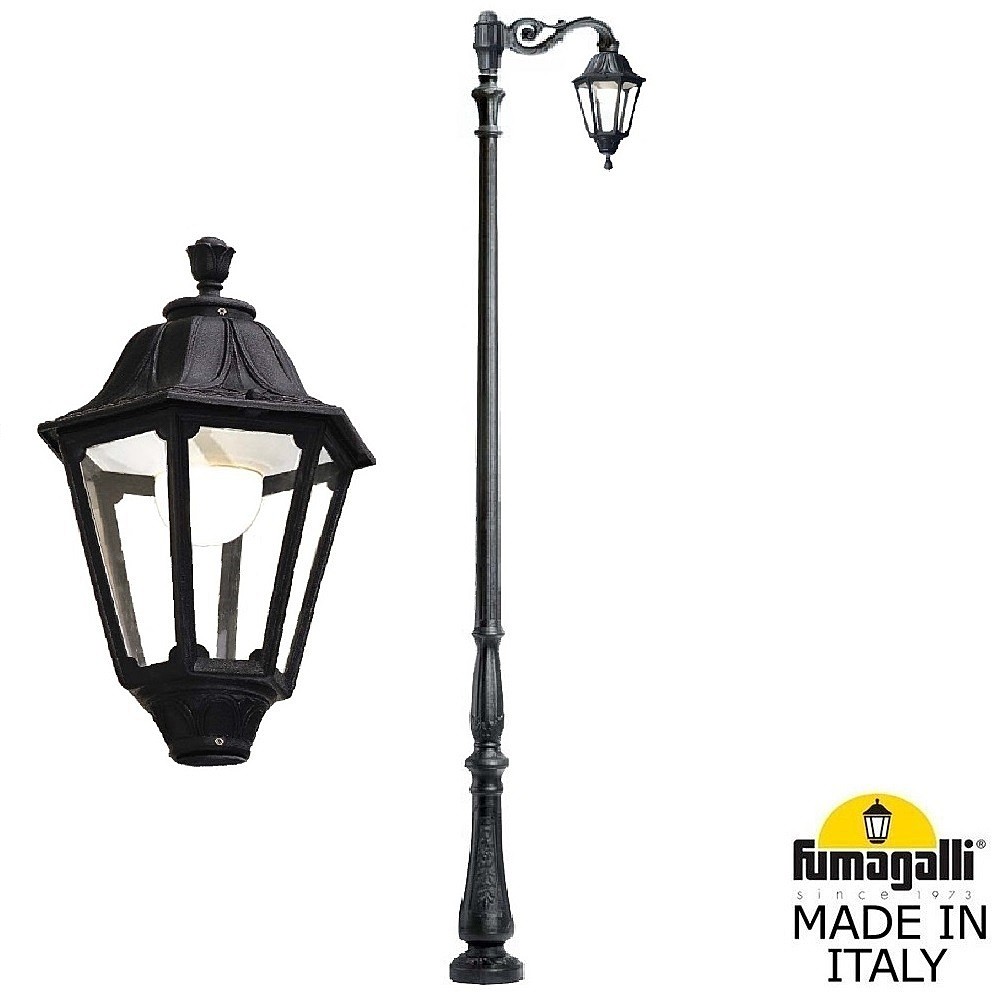 Столб фонарный уличный Fumagalli Noemi E35.208.M10.AXH27
