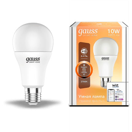 Светодиодная лампа Gauss Smart Home ЛОН 1070112