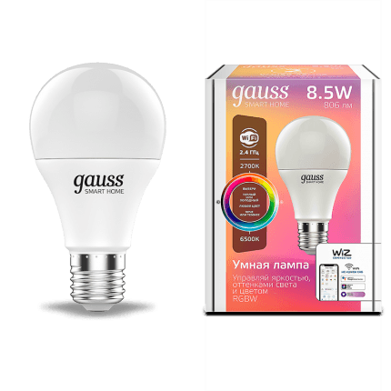 Светодиодная лампа Gauss Smart Home ЛОН 1170112