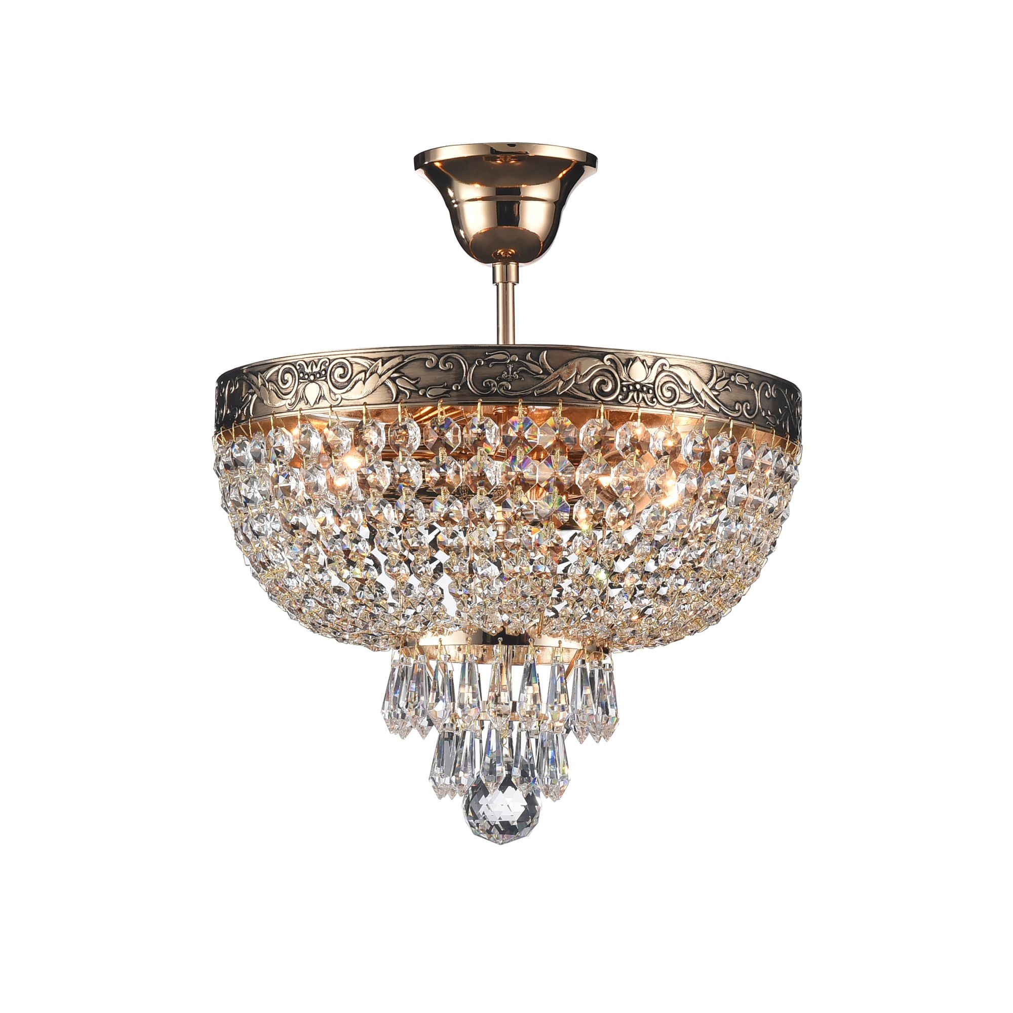 Потолочная хрустальная люстра Maytoni Palace DIA890-CL-04-G