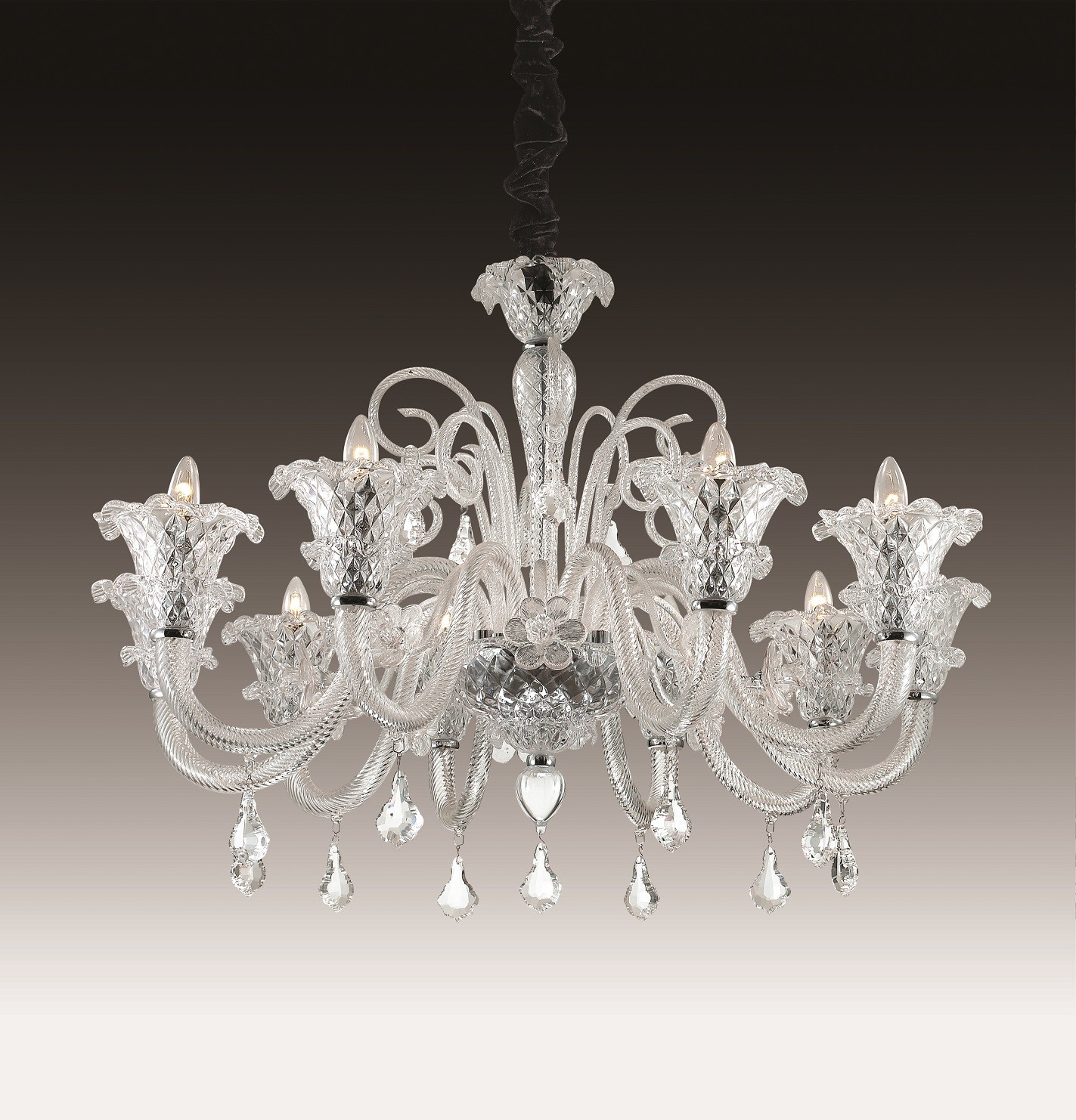 Подвесная хрустальная люстра Abela Odeon Light 2791/10