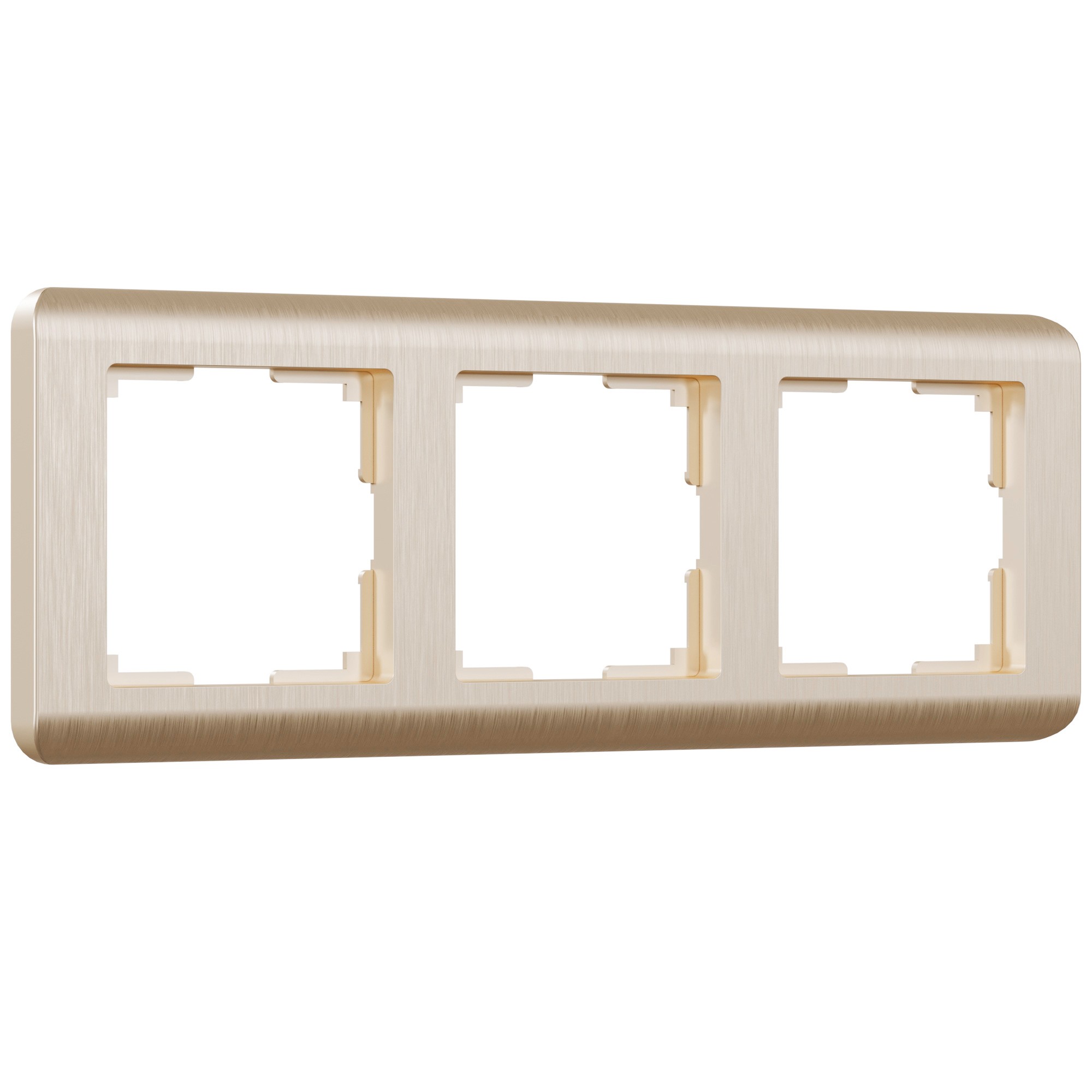 Рамка Werkel W0032111/ Рамка на 3 поста Stream (шампань)