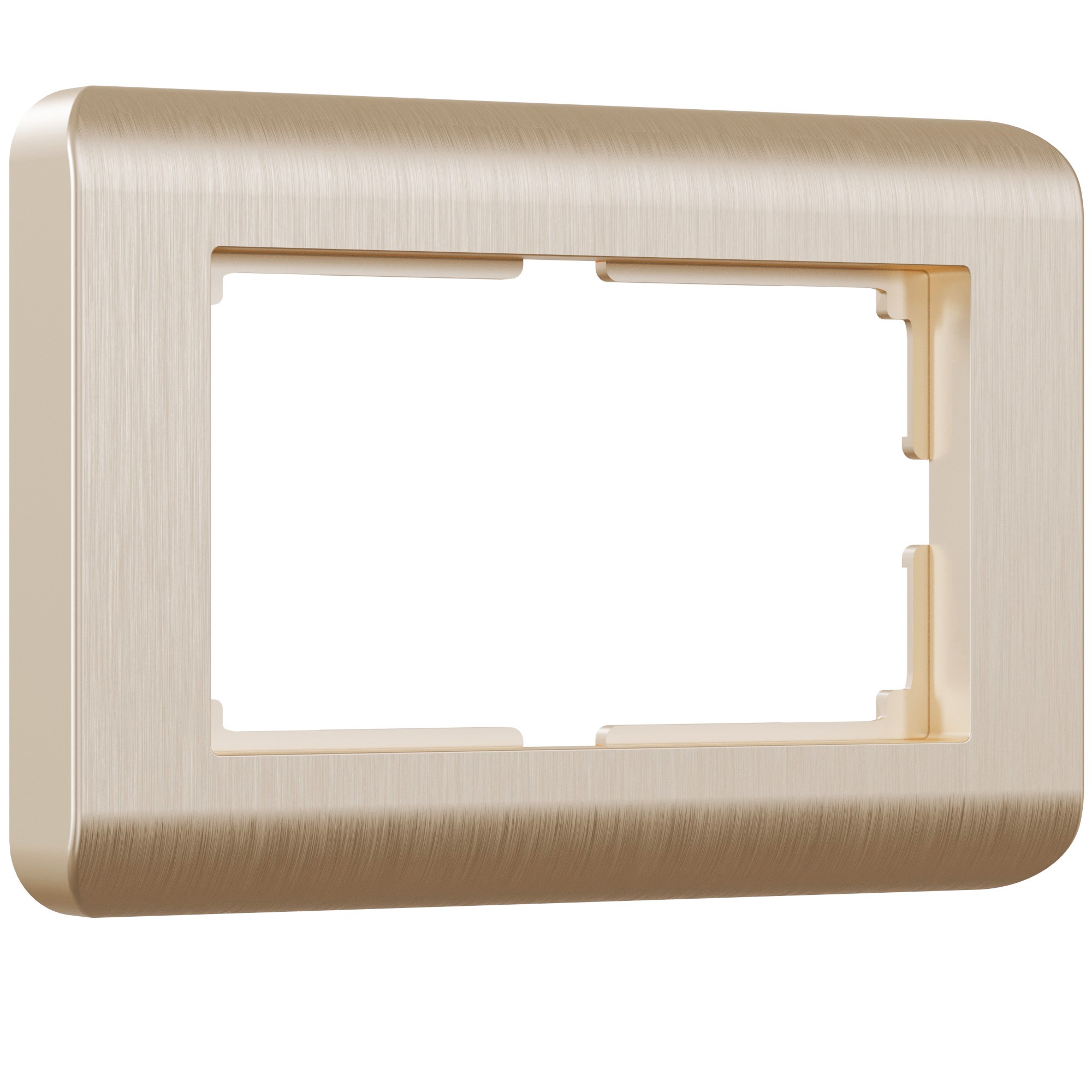 Рамка Werkel W0082111/ Рамка для двойной розетки Stream (шампань)