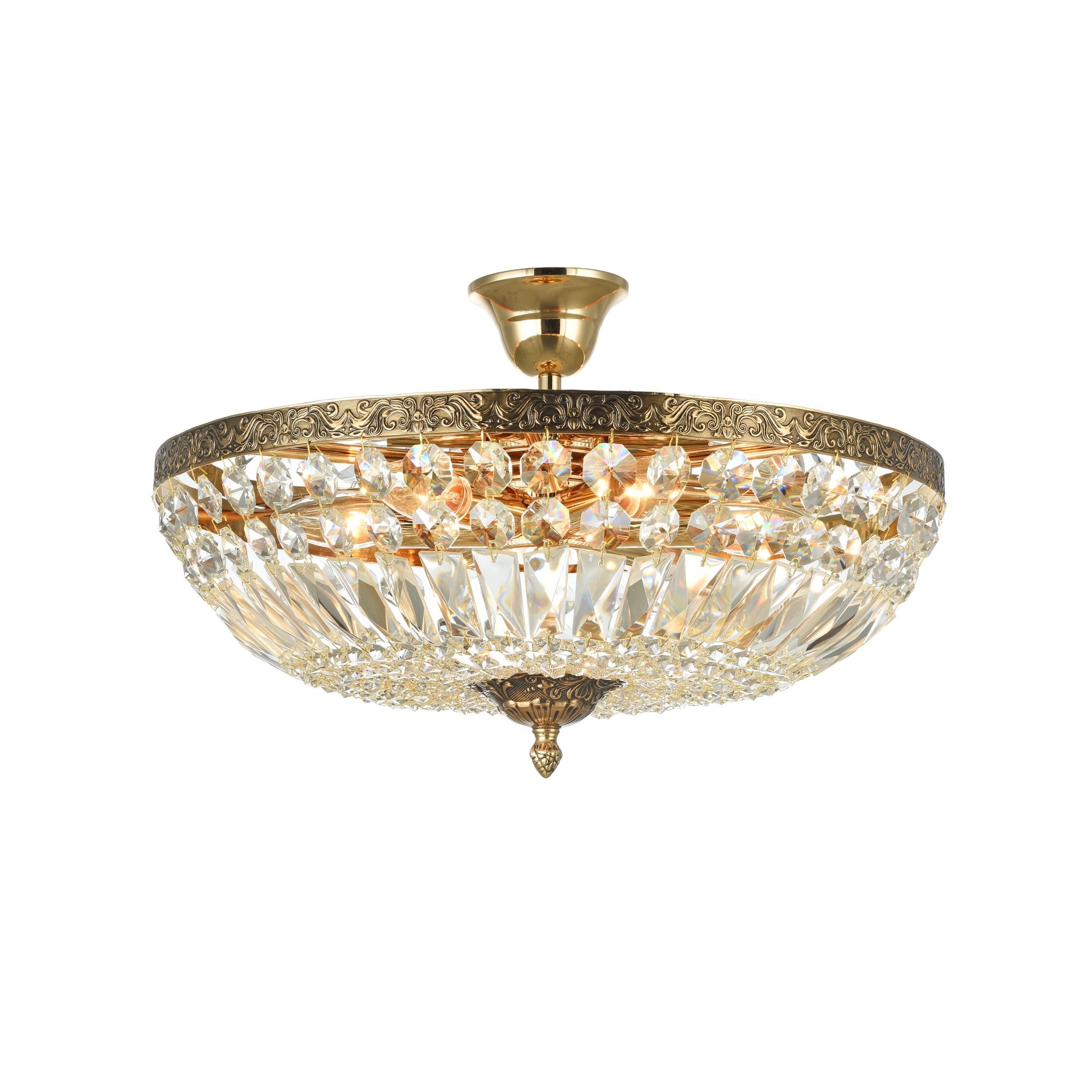 Потолочная хрустальная люстра Maytoni Tiara DIA500-CL-40-06-G